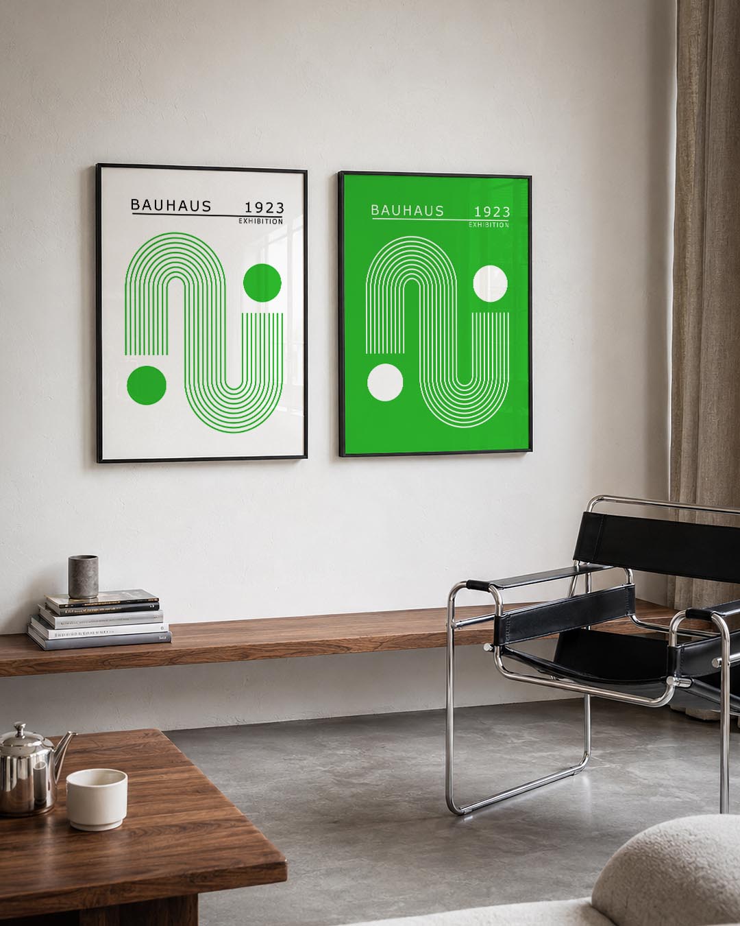 Lijnen en cirkelspel Posterset