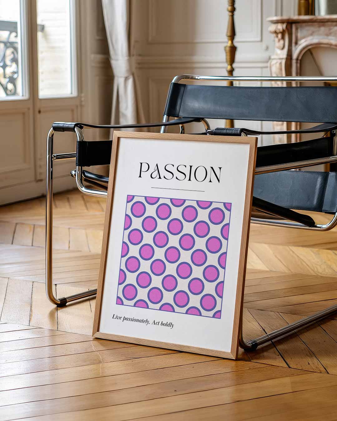 Passion Circle Poster-WallArtistic