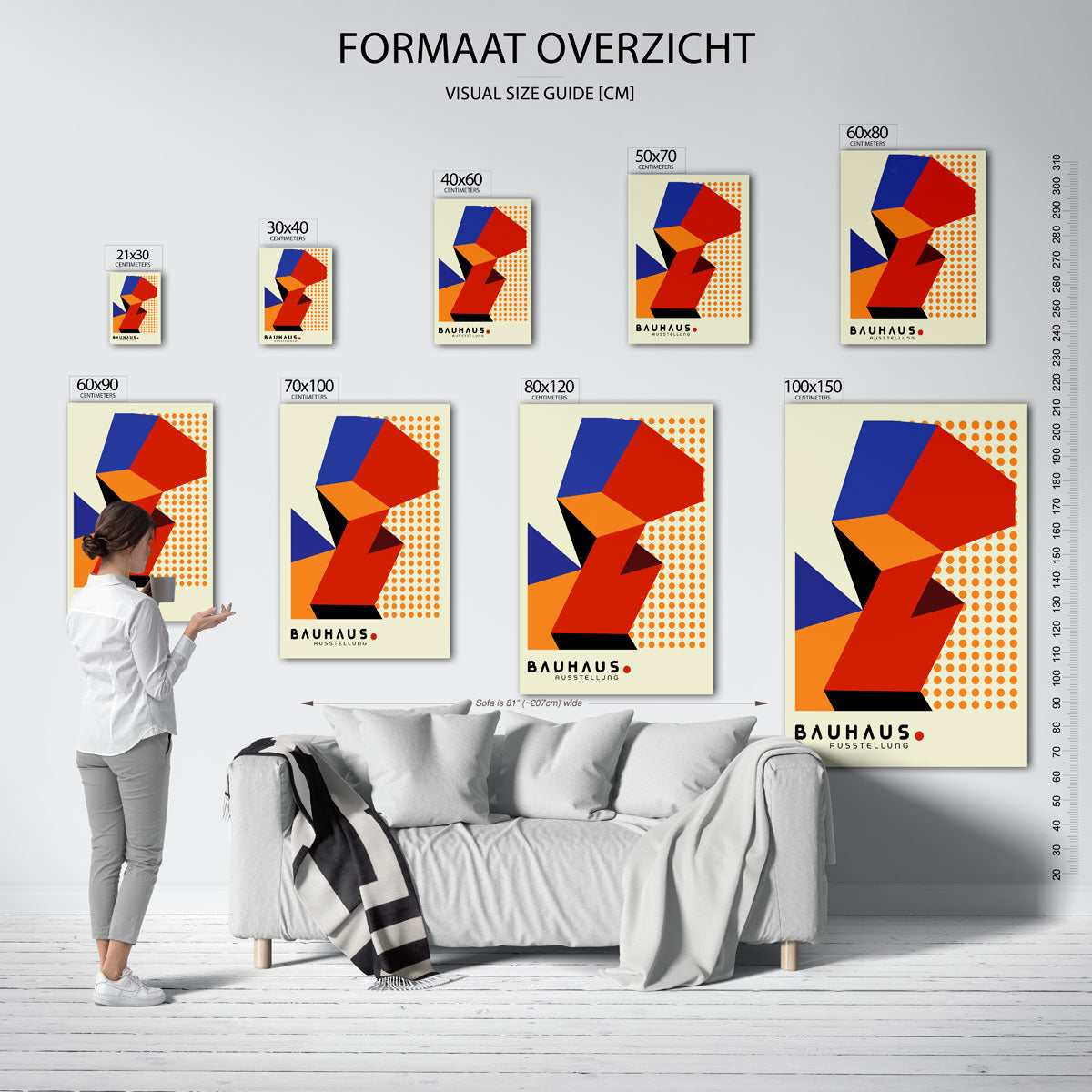 Vorm en kleur Poster