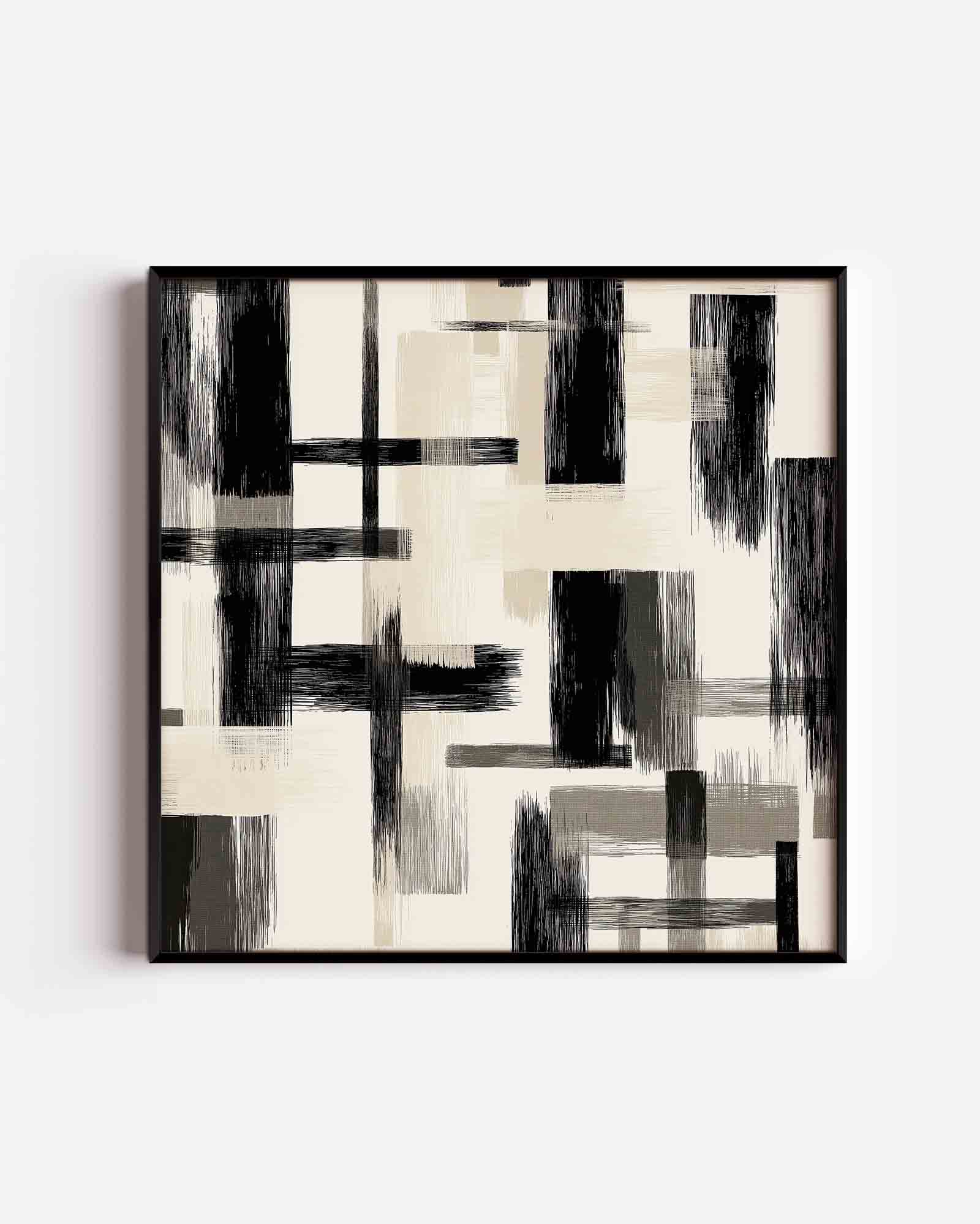 Abstracte lijnen Poster