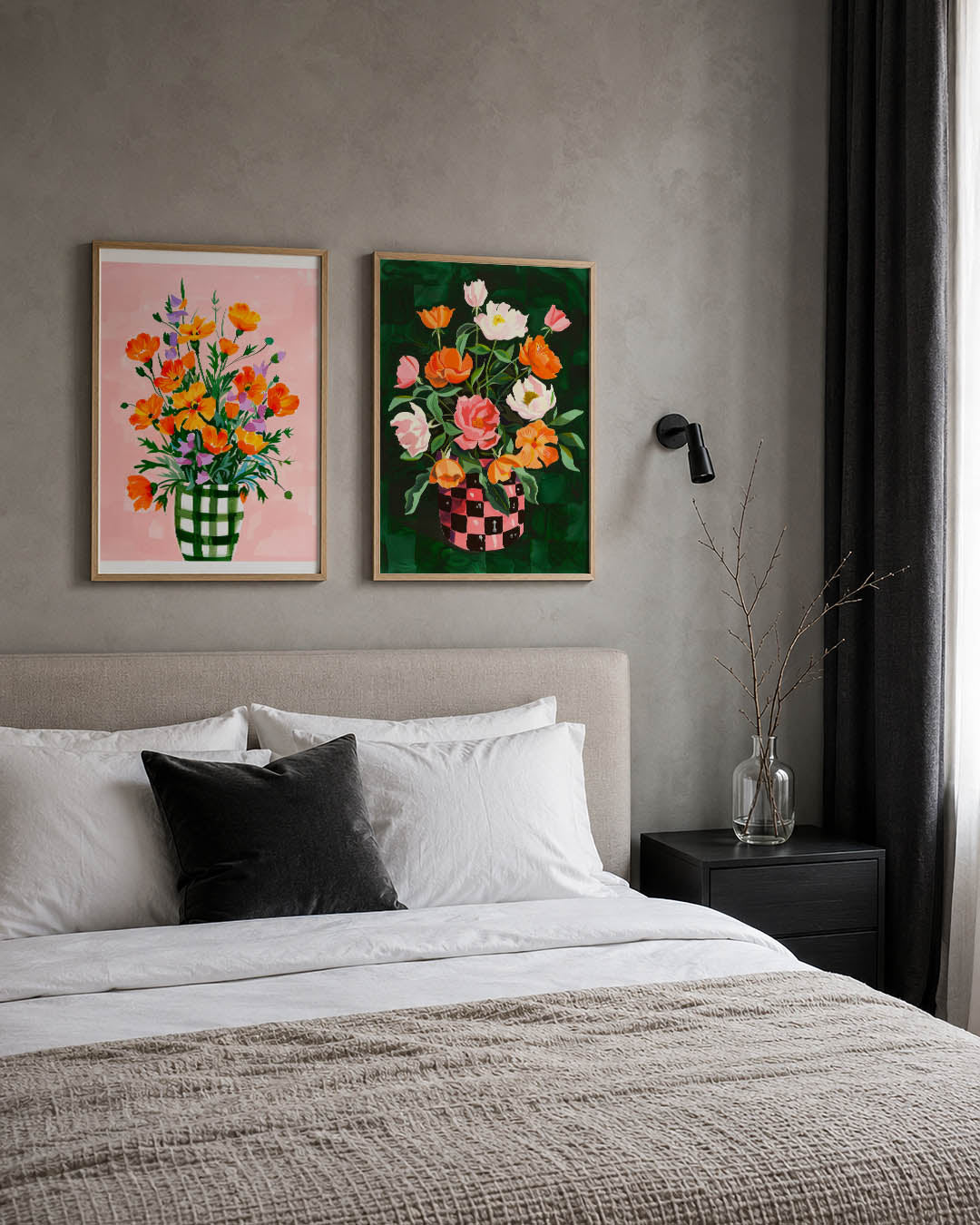 Bloemrijke levendigheid Posterset