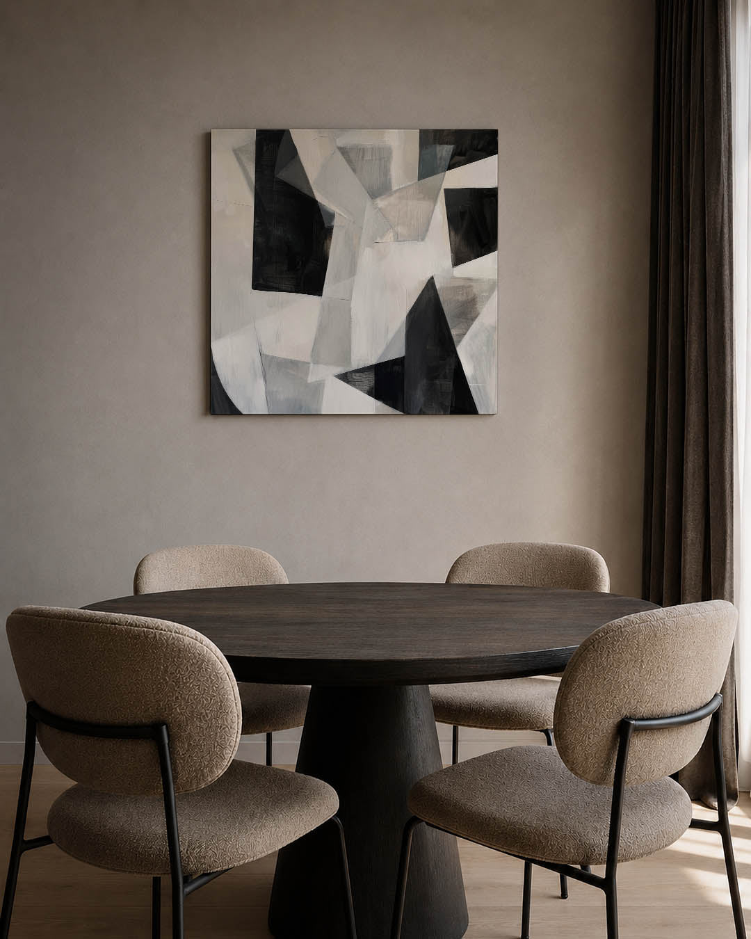 Geometrische vormen Kunstwerk