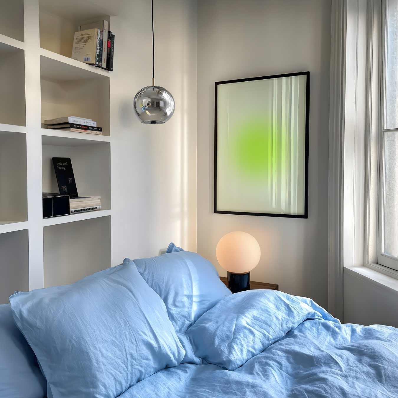 Zonnige Gele Glans Poster-WallArtistic