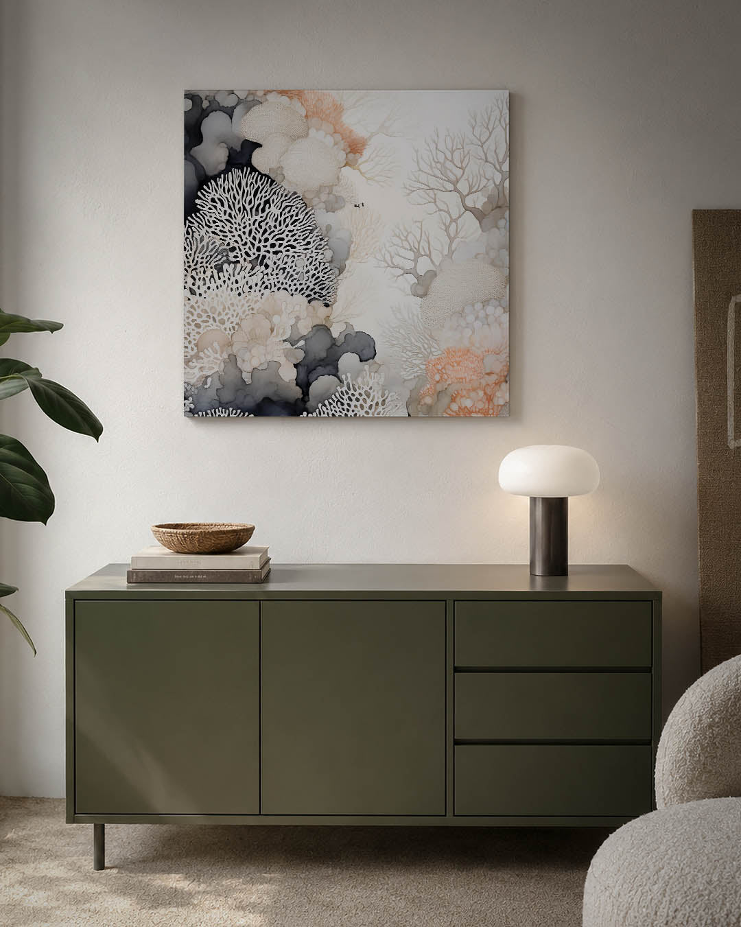 Organische vormen Kunstwerk