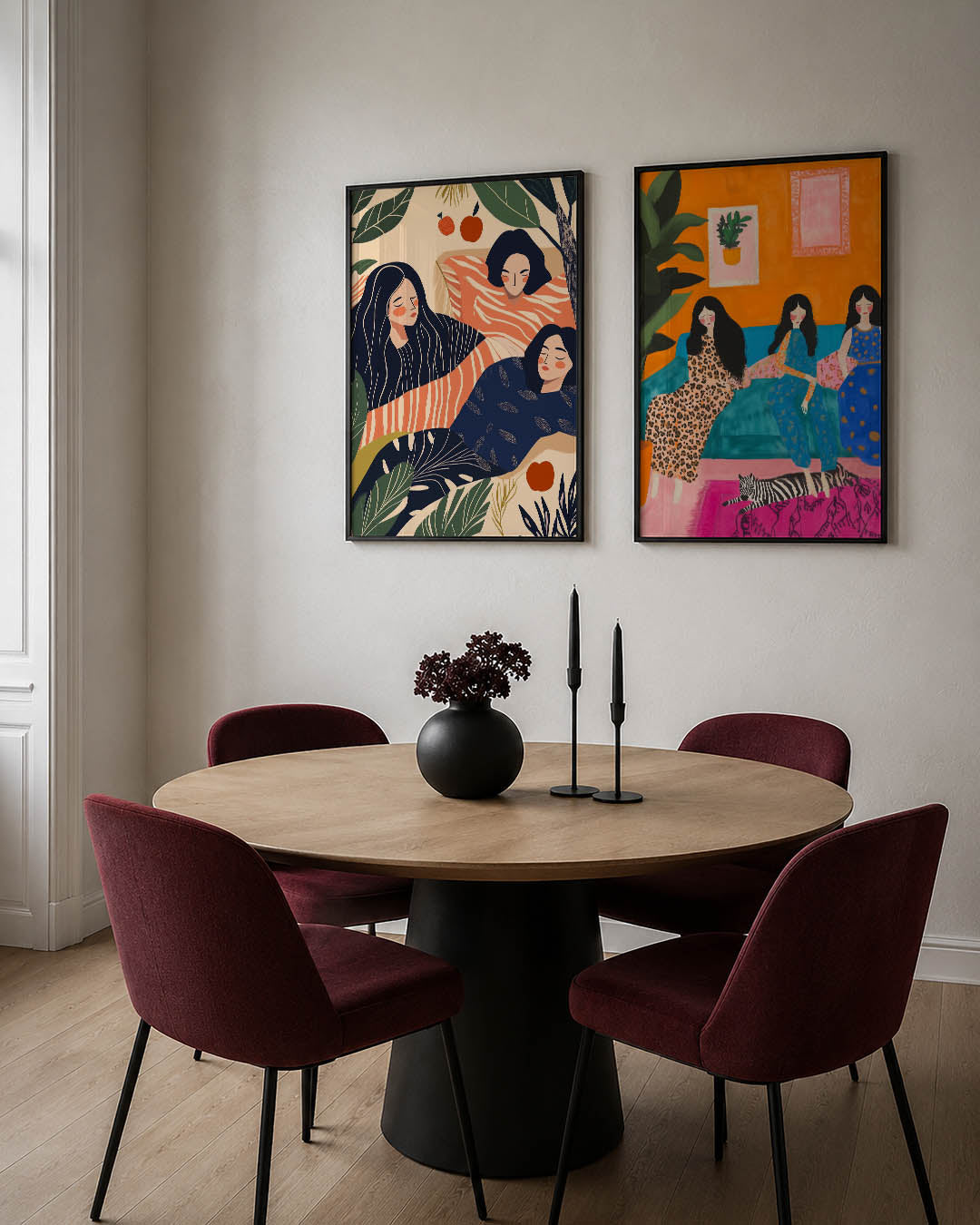 Vormen en vlakken Posterset