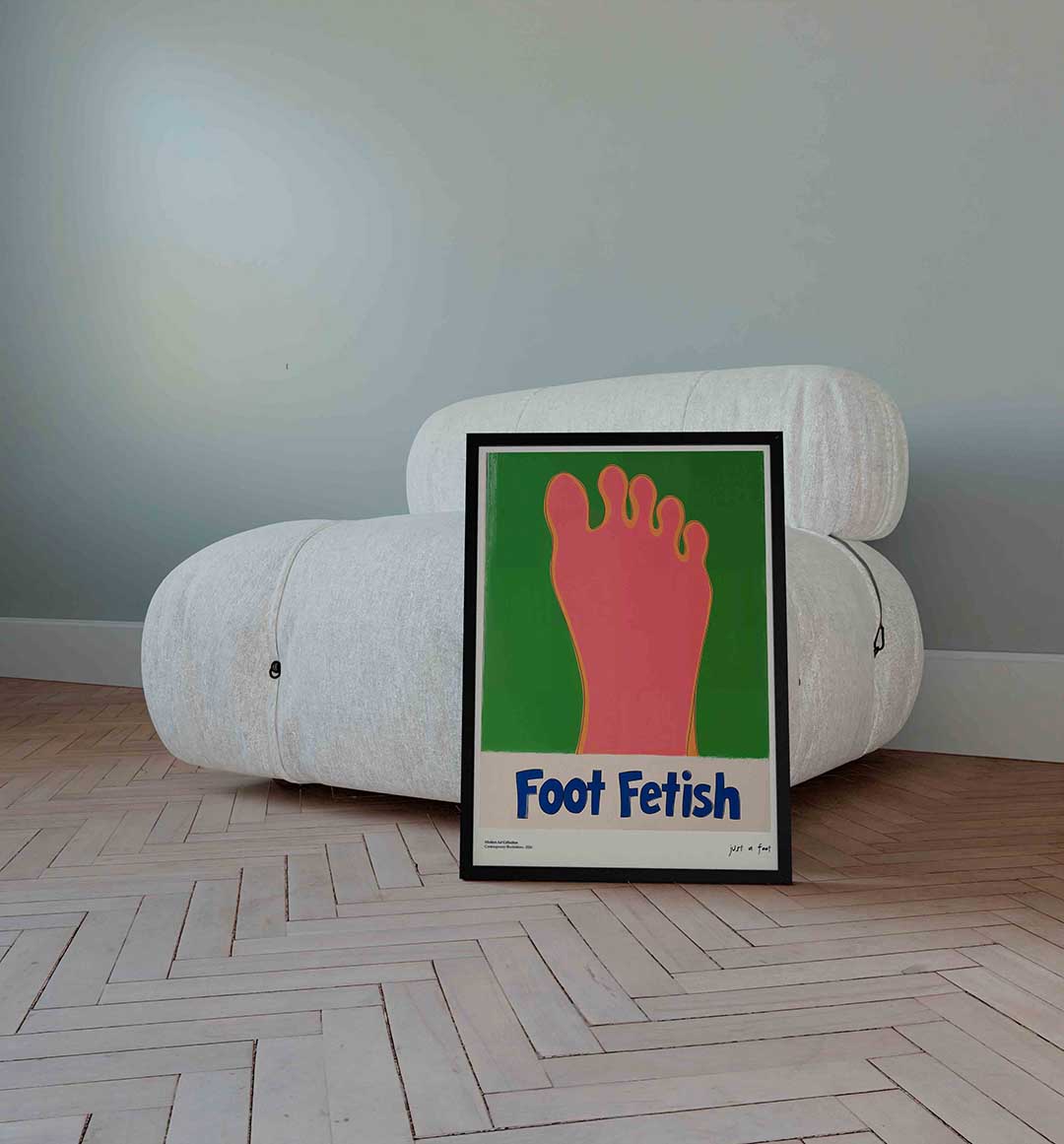 Voetafdruk Poster