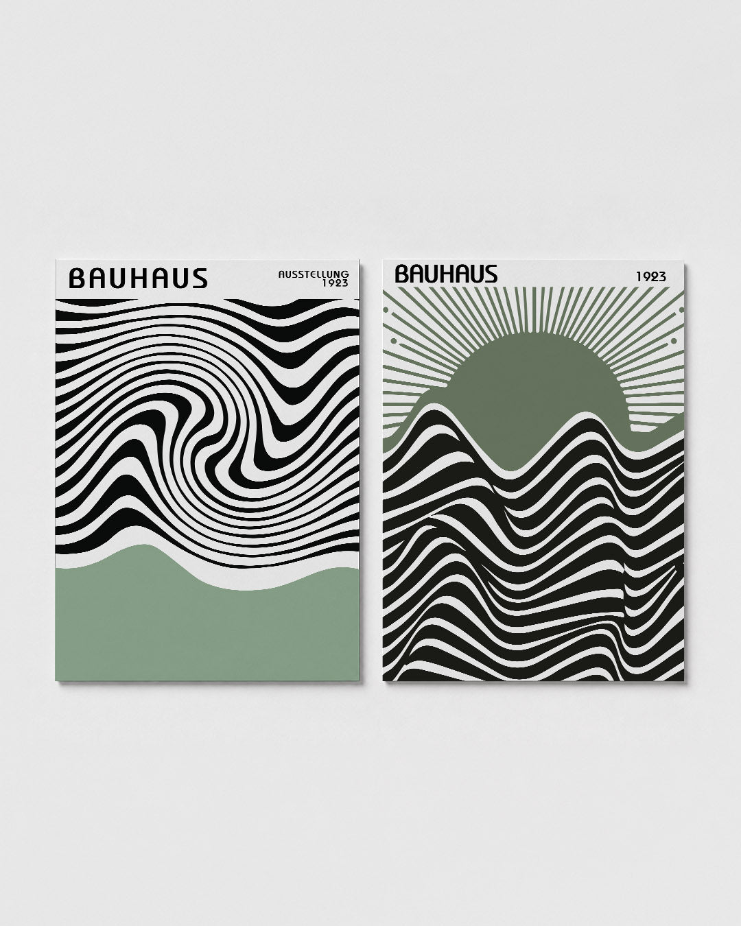 Golvend lijnenspel Posterset