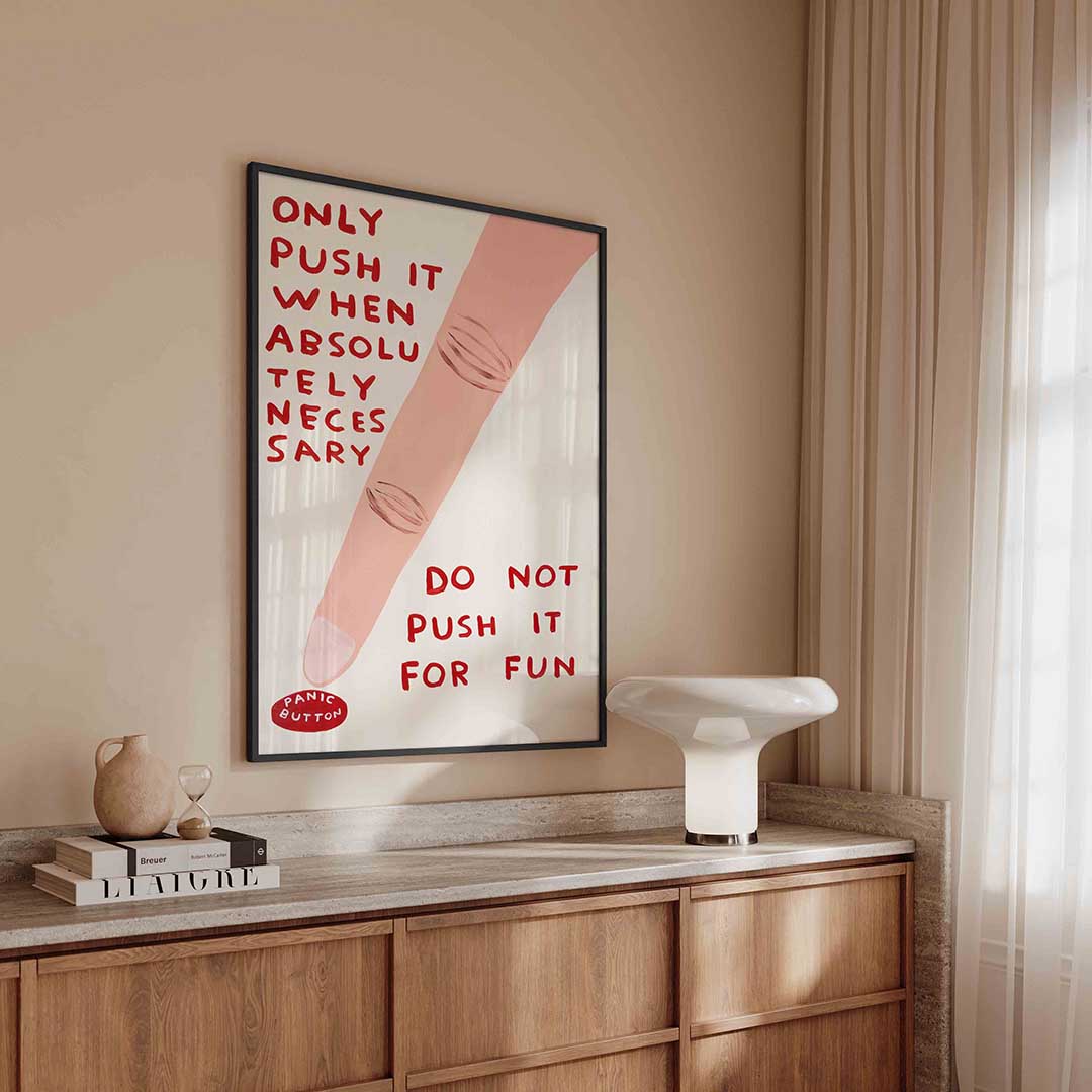 Vinger met tekst Poster