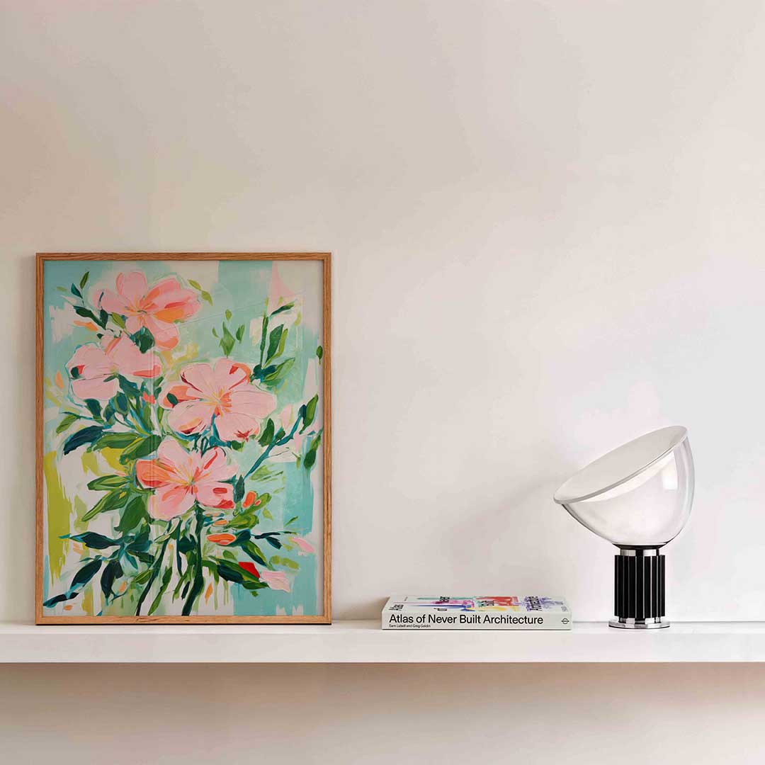 Bloemen en bladeren Poster