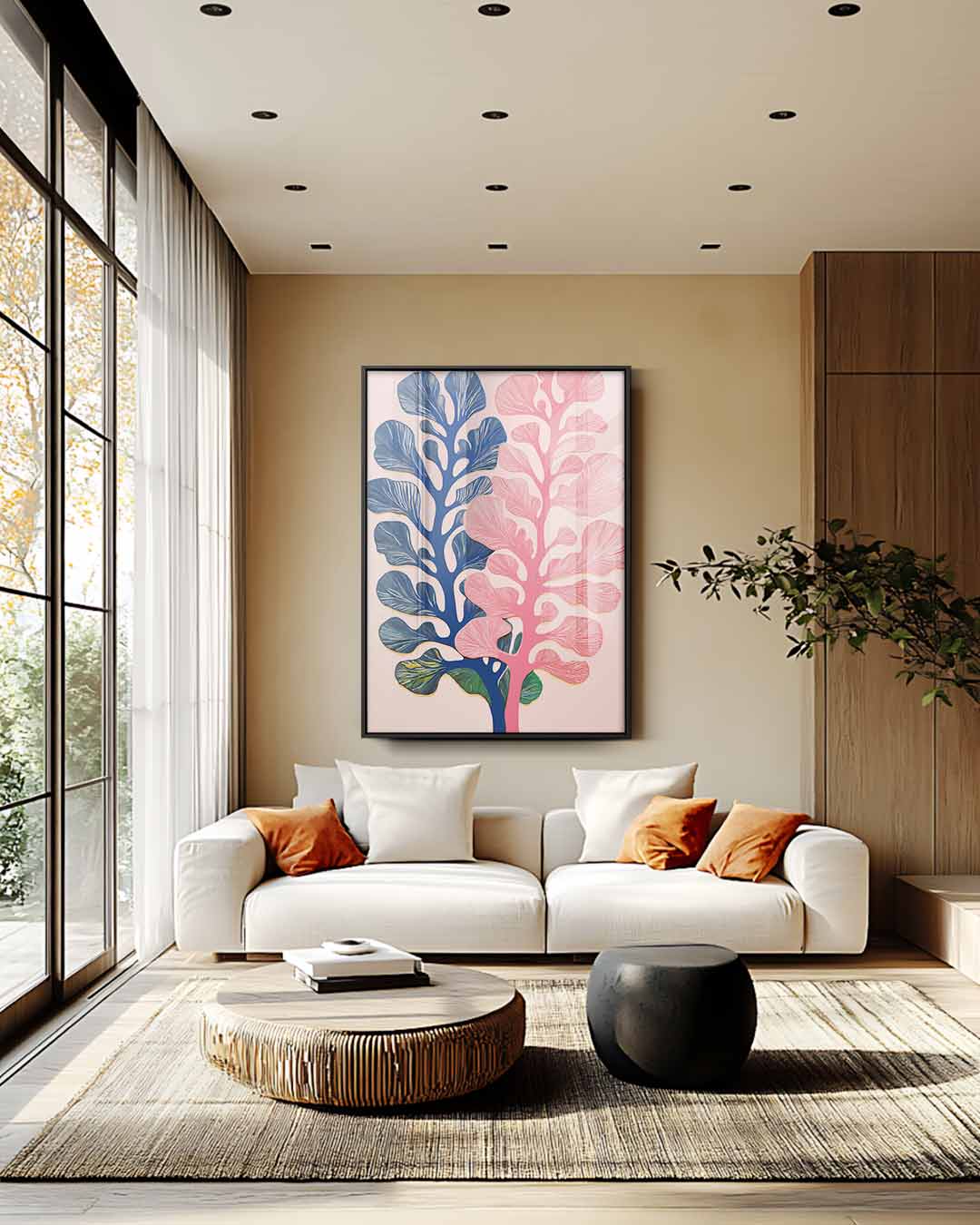 Bloeiende Fantasie Kunstwerk-canvas-dibond-plexiglas-wanddecoratie-WallArtistic