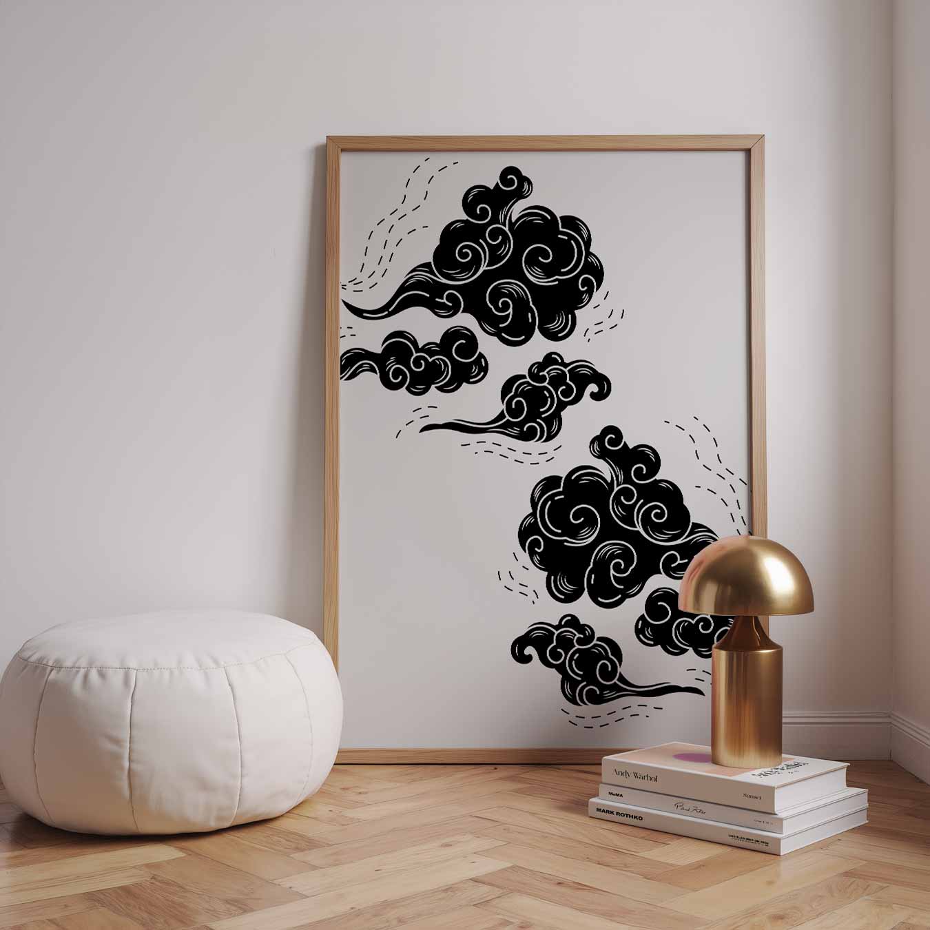 Dromerige Wolken Poster-WallArtistic