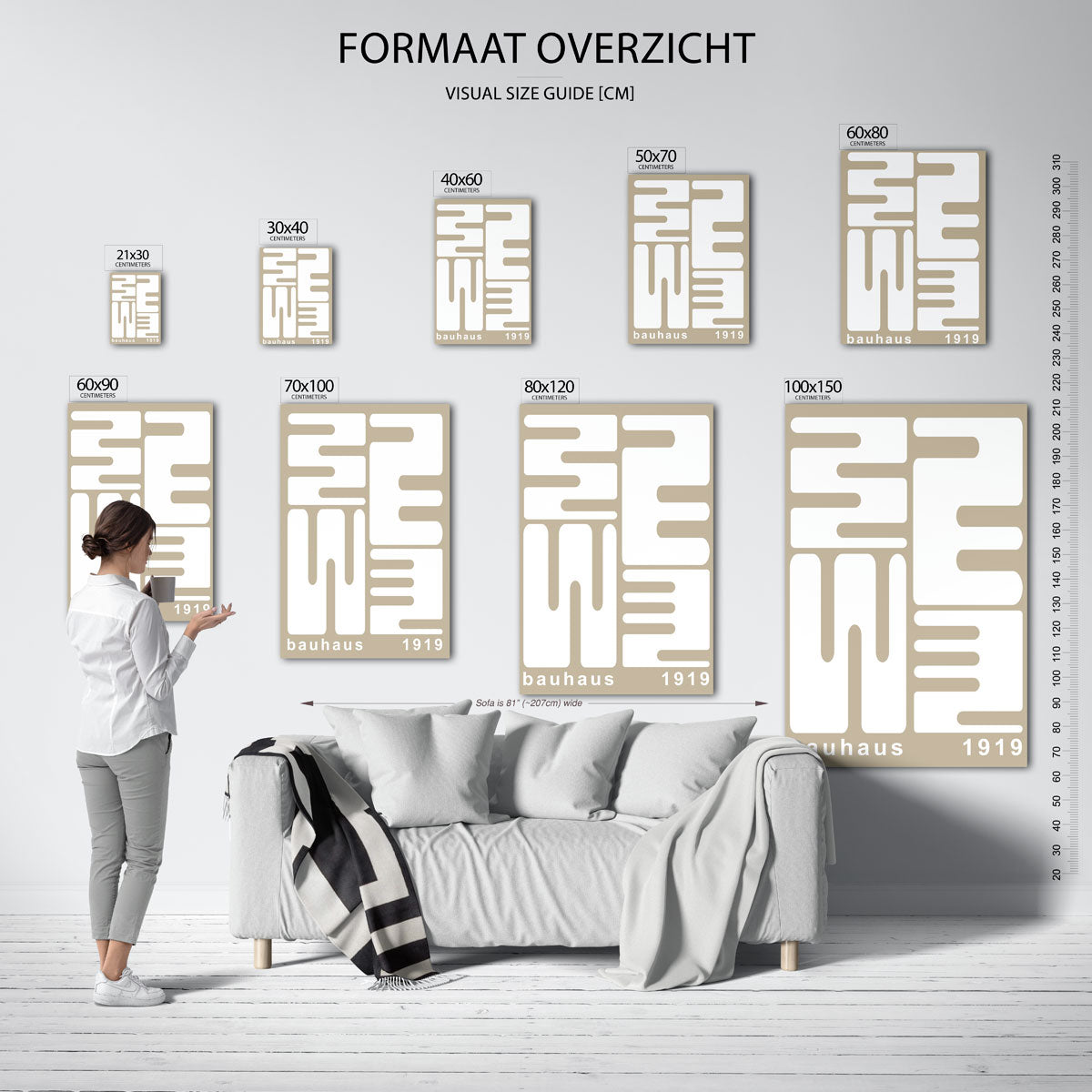 Vorm en lijnen Poster