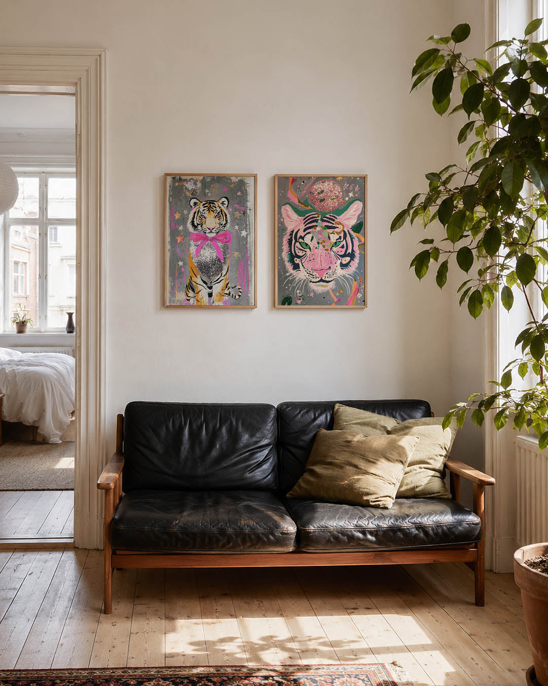 Tijger en sterren Posterset