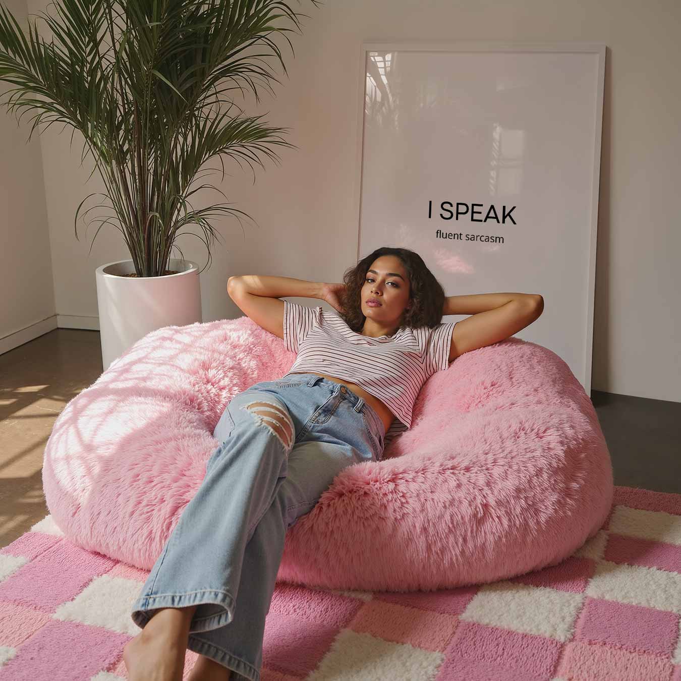 Spreek Vloeiend Sarcasme Poster-WallArtistic