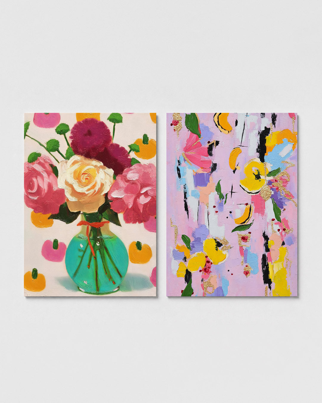 Bloemrijke kleurenpracht Posterset