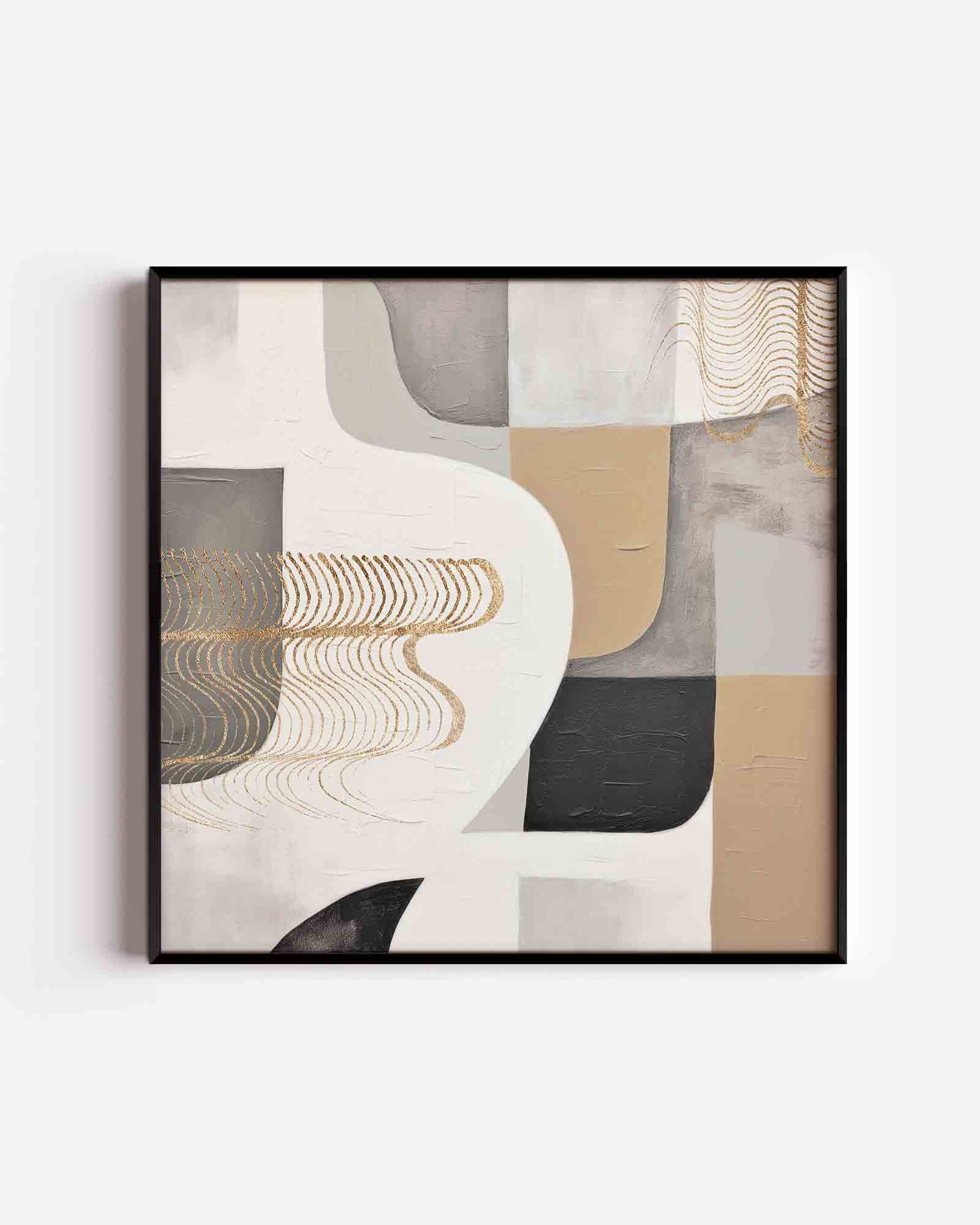 Abstracte vormen Poster