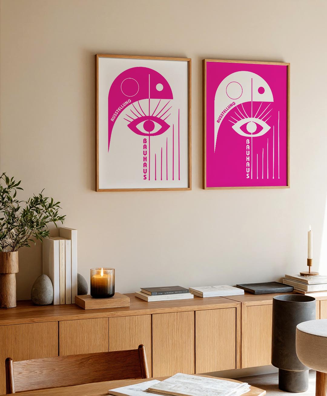 Oog en lijnen Posterset