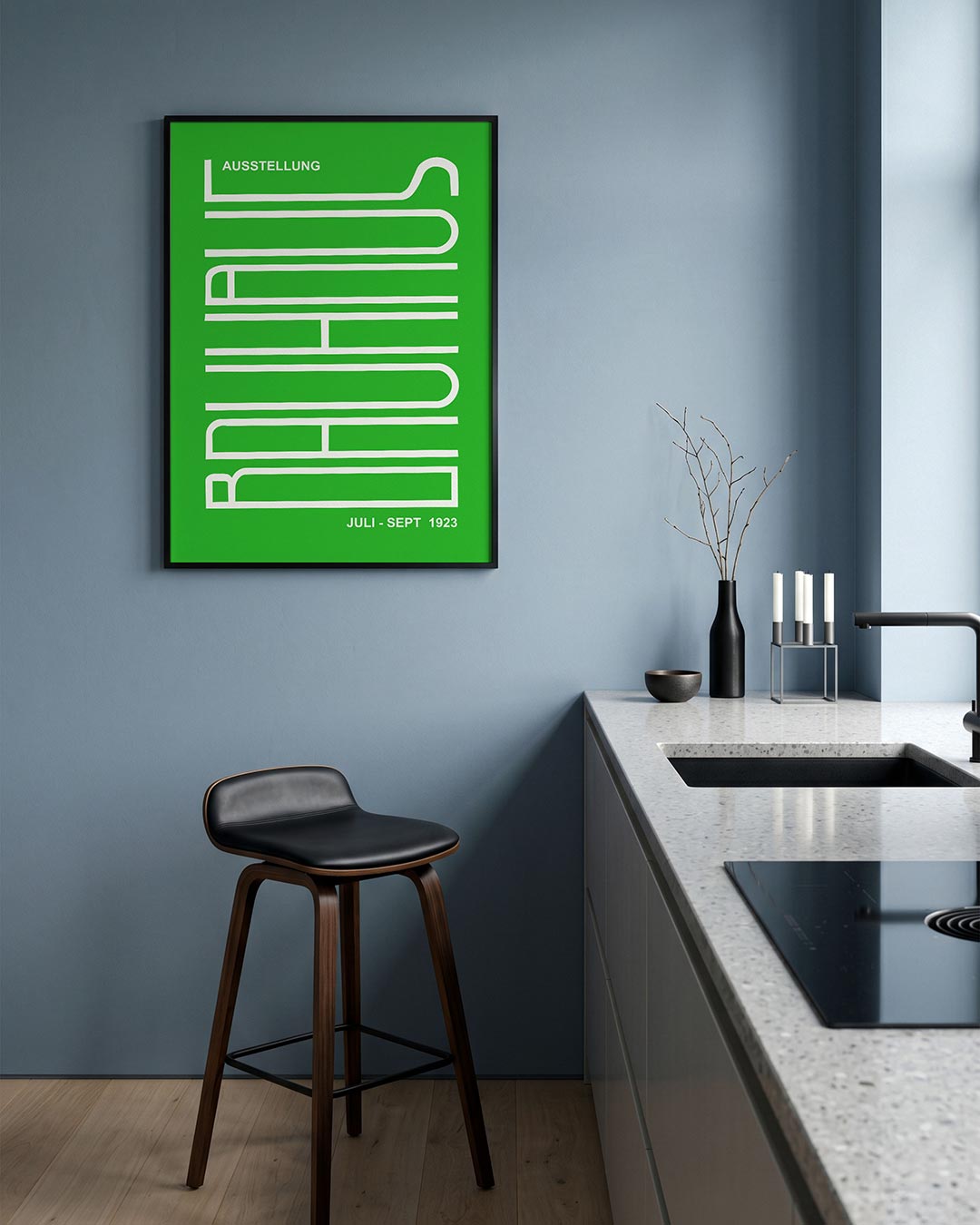 Lijnen en kleurvlakken Poster