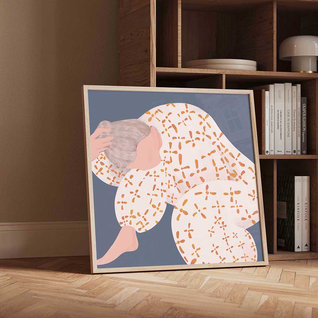 Figuur met patroon Poster