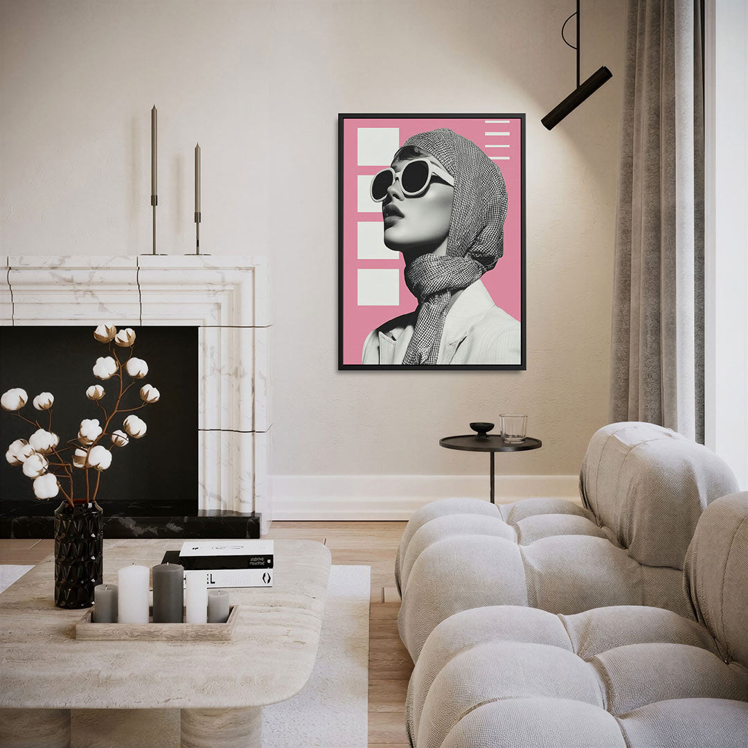 Vrouw portret Kunstwerk