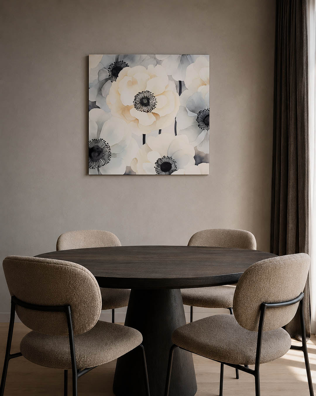 Bloemrijke compositie Kunstwerk