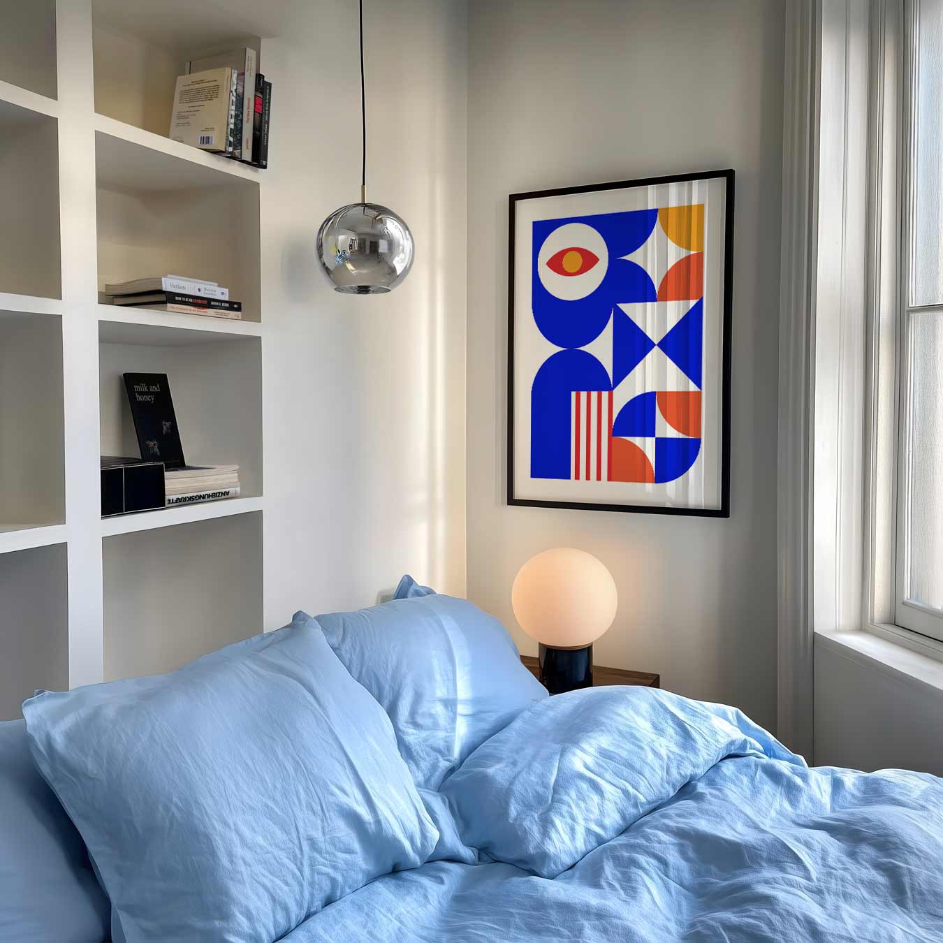 Retro Geometrische Kunstposter-WallArtistic