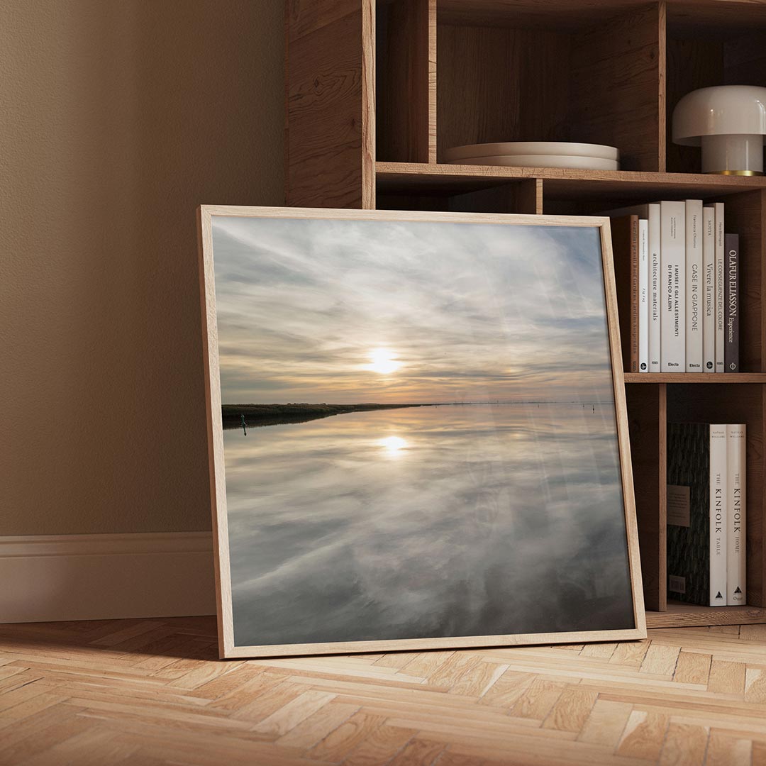 Rustige zonsondergang Poster
