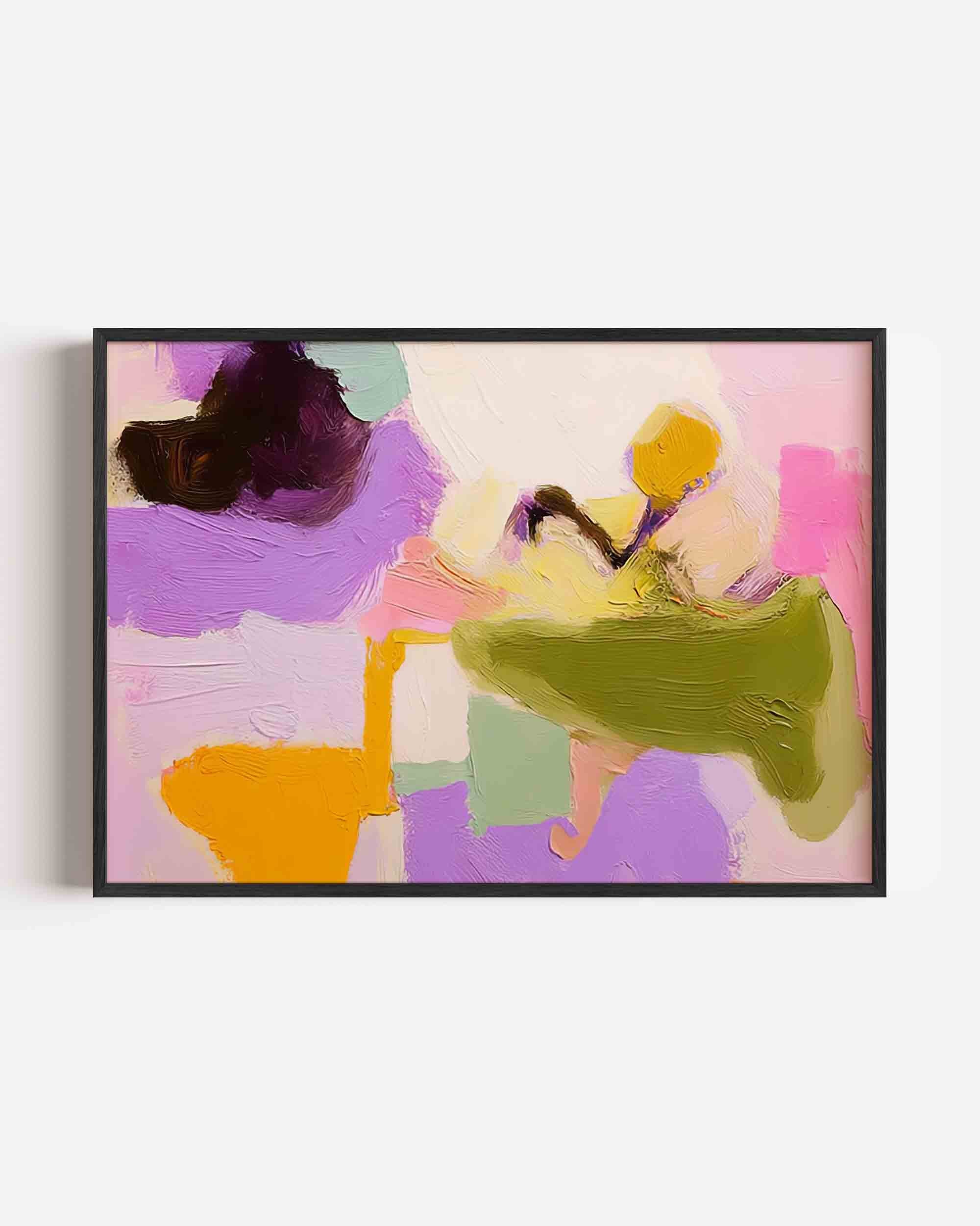 Abstracte vormen en kleuren Poster