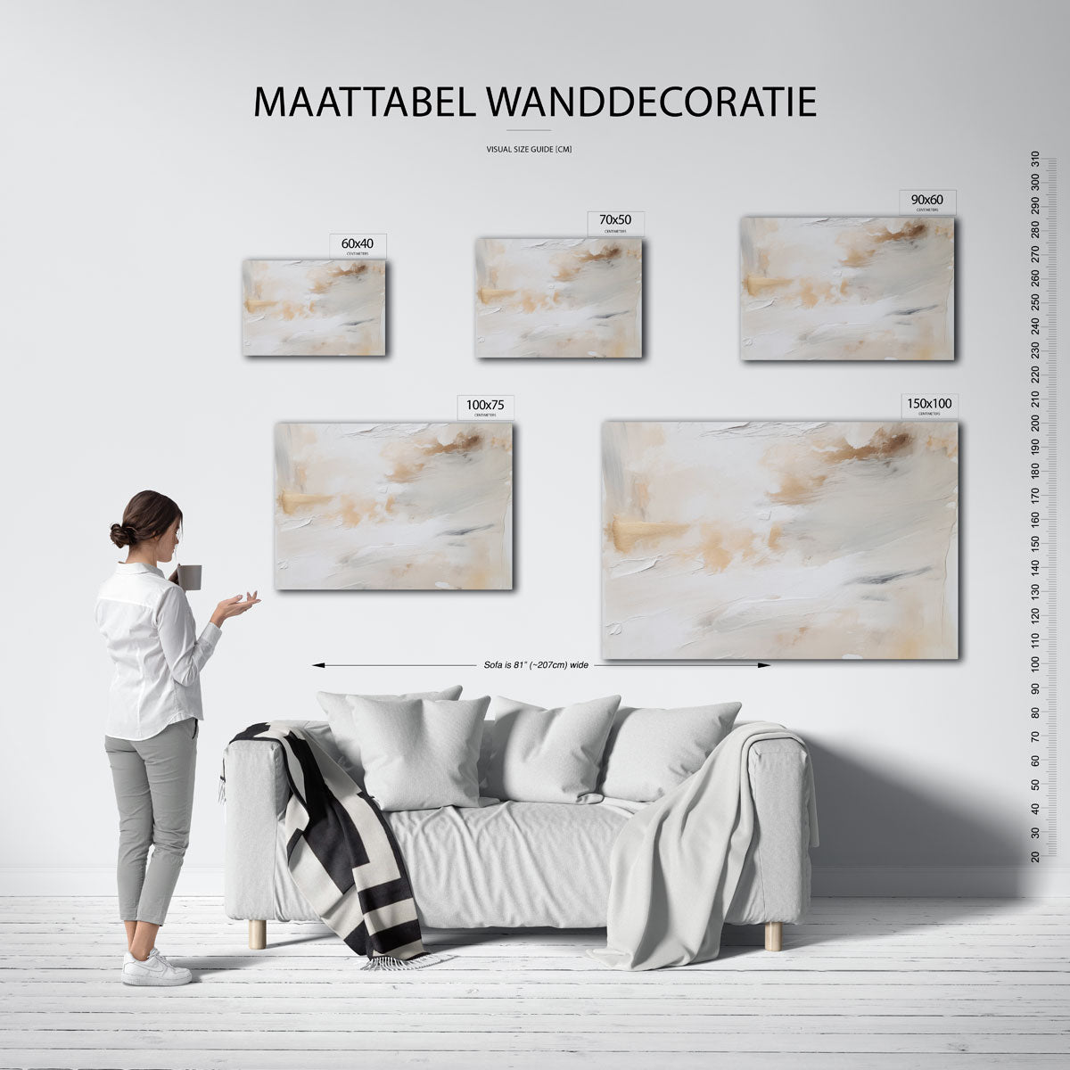 Organische vormen Kunstwerk