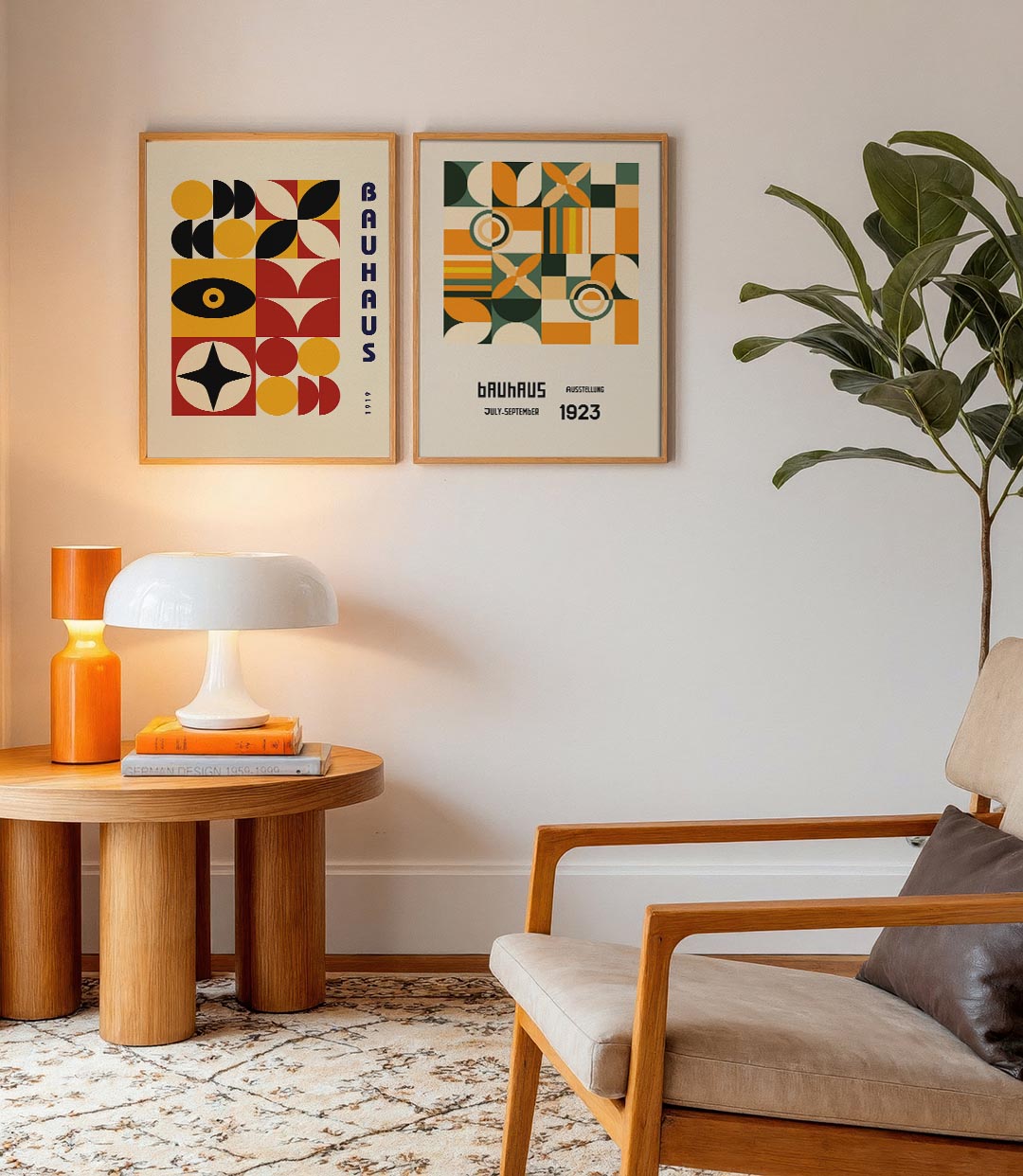 Vormen en kleurvlakken Posterset