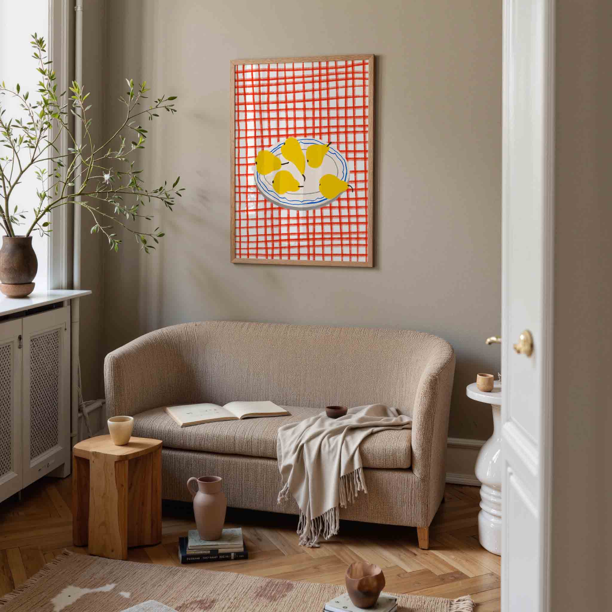 Peren op bord Poster