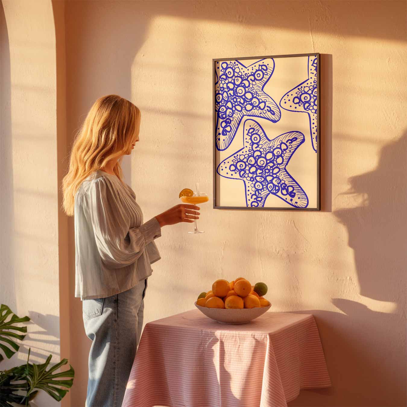 Zeesterren Paradijs Poster-WallArtistic
