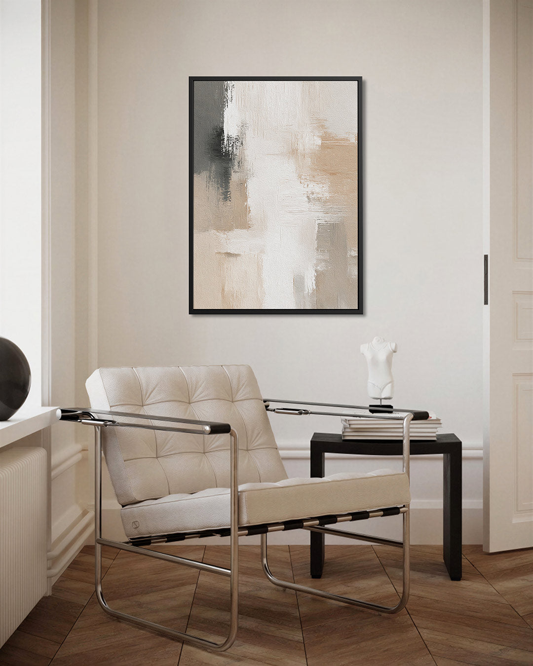 Zachte kleuren compositie Kunstwerk