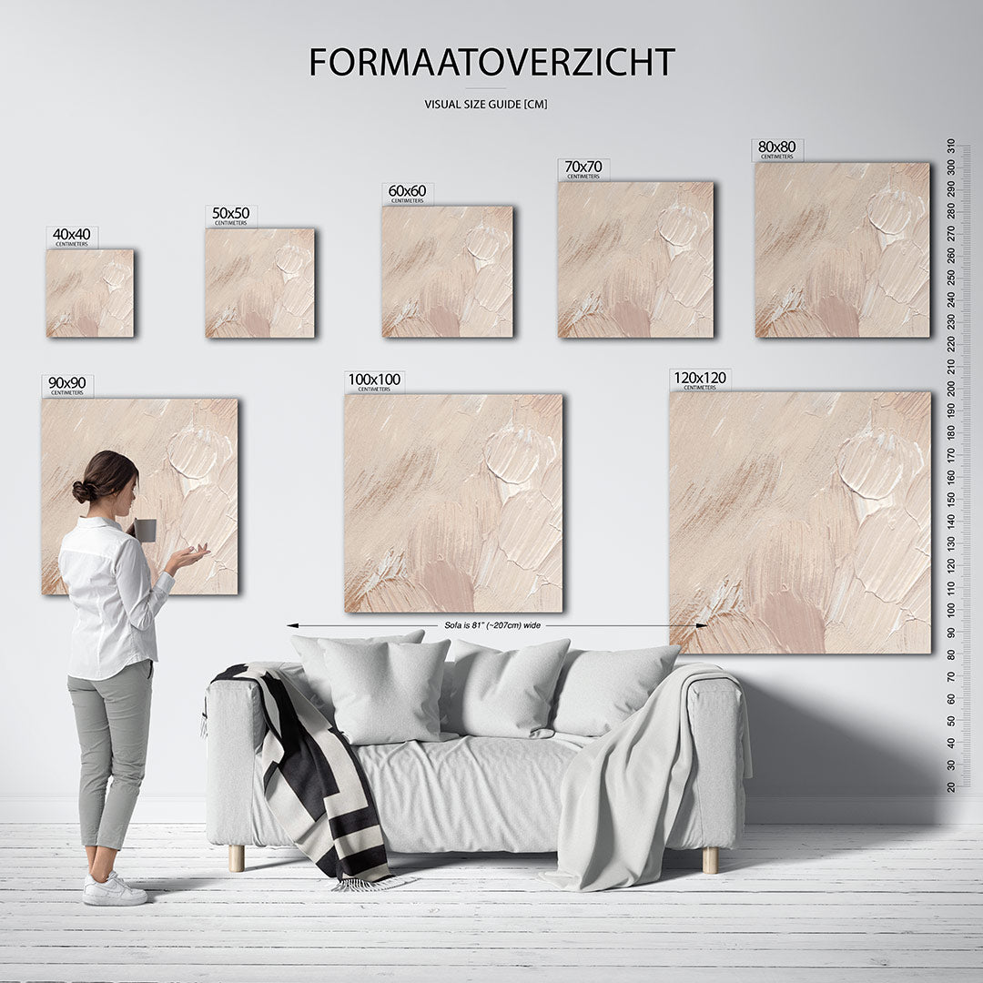Zachte bewegingen Kunstwerk