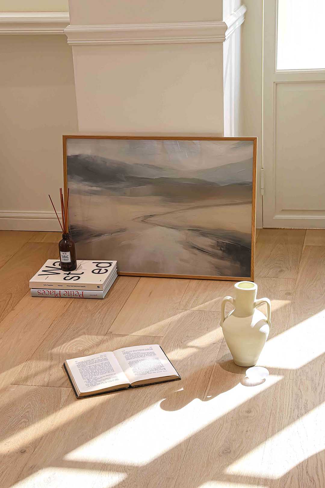 Landschap met zachte tinten Poster