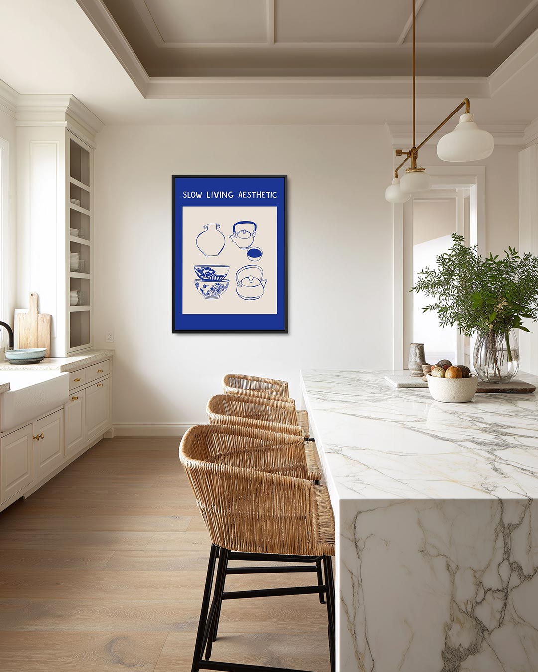 Rustige levensstijl illustratie Kunstwerk