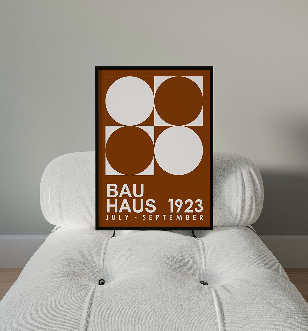 Cirkel en vierkant Poster