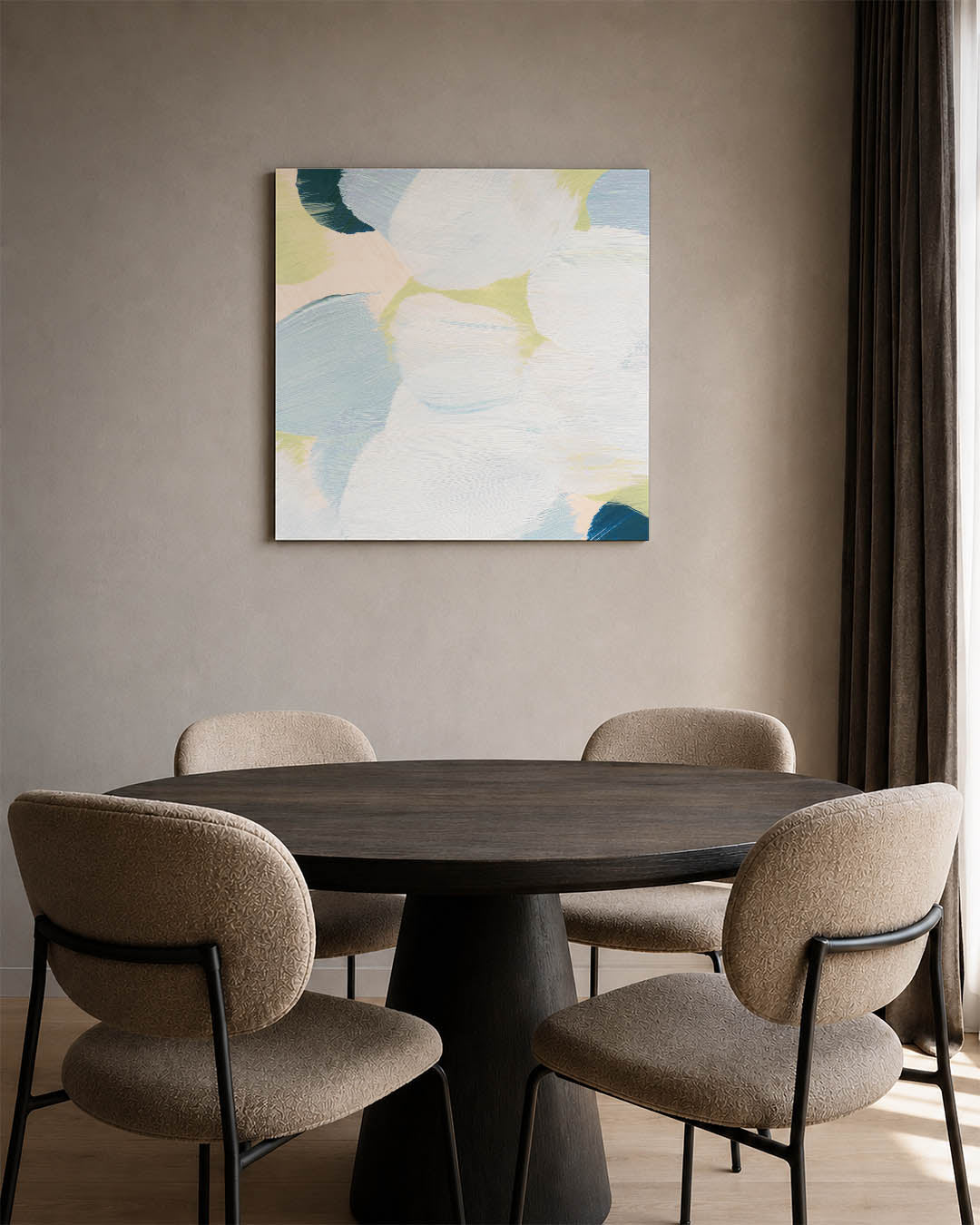 Kleurrijke vormen Kunstwerk