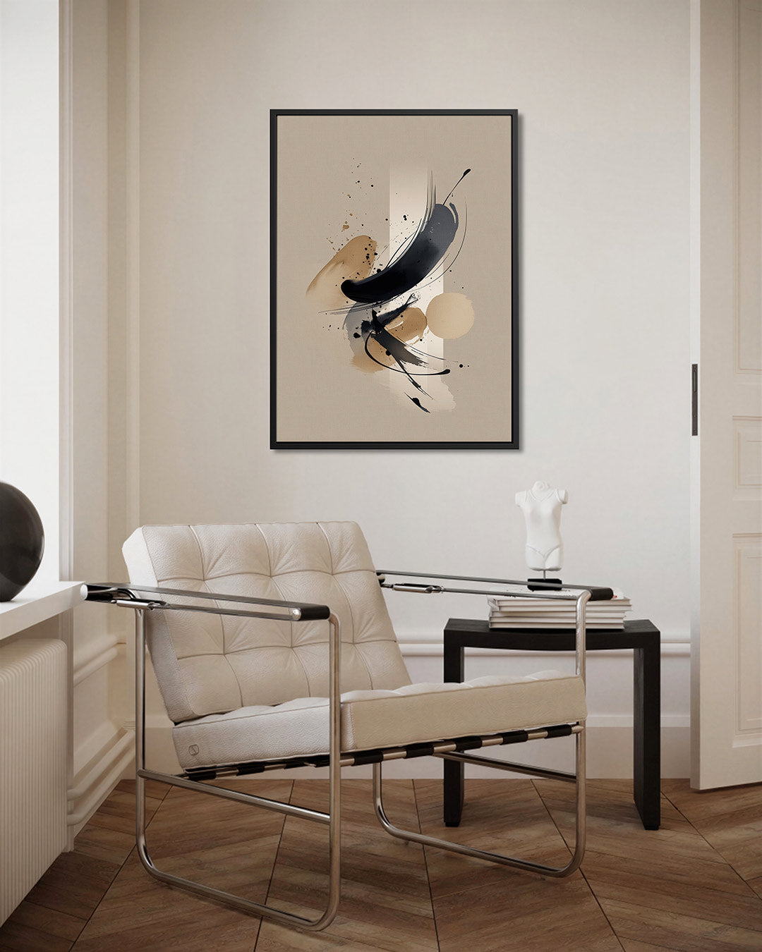 Dynamische vormen Kunstwerk