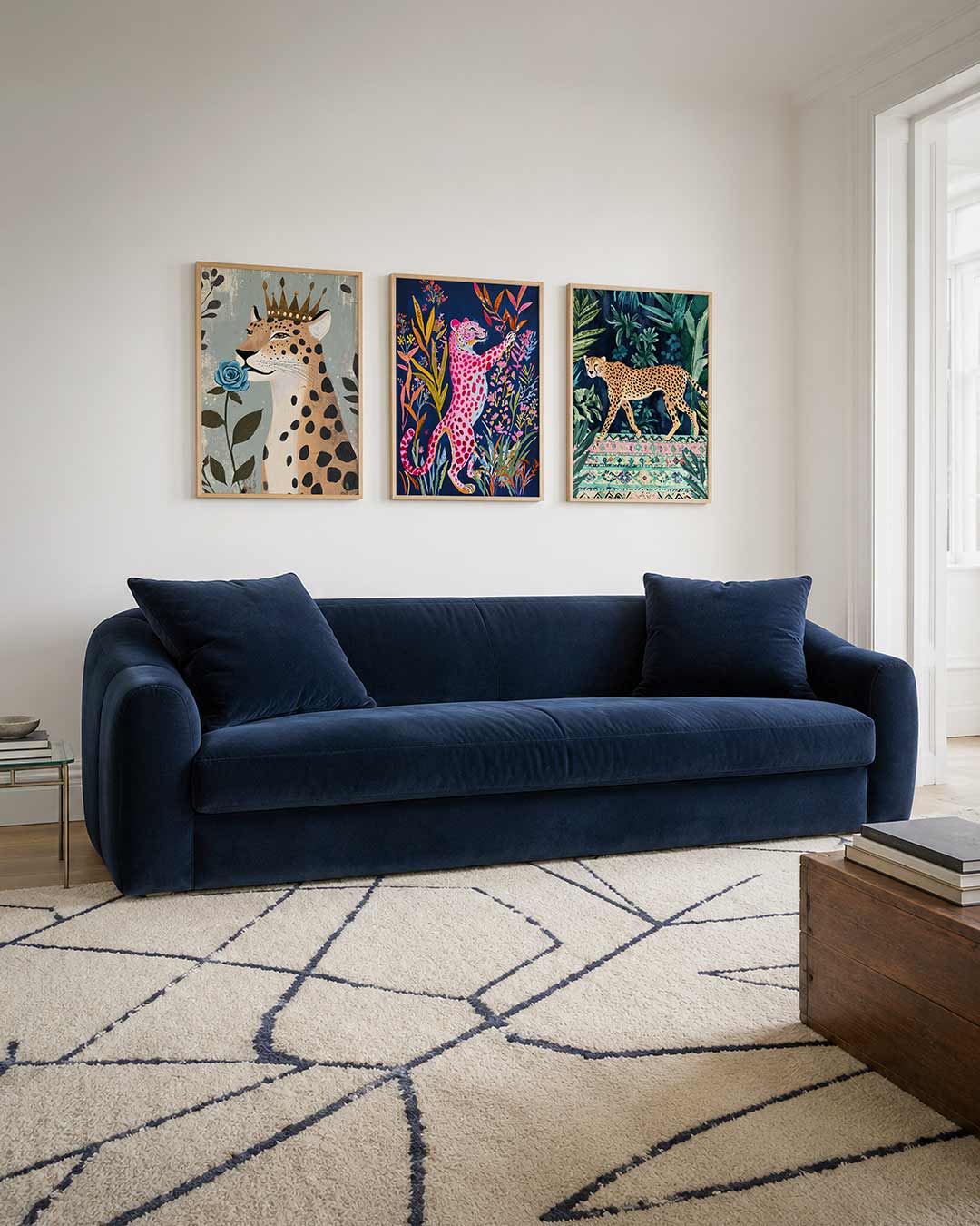 Kroon en bloem Posterset