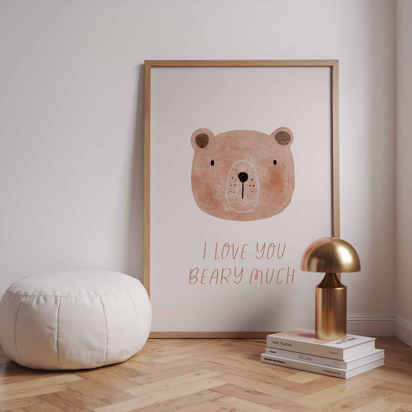 Schattige Beertje Poster-WallArtistic