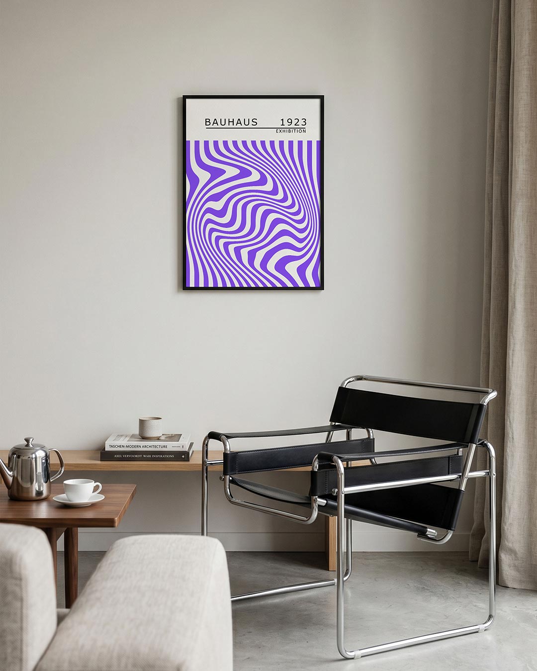 Golvend lijnenspel Poster