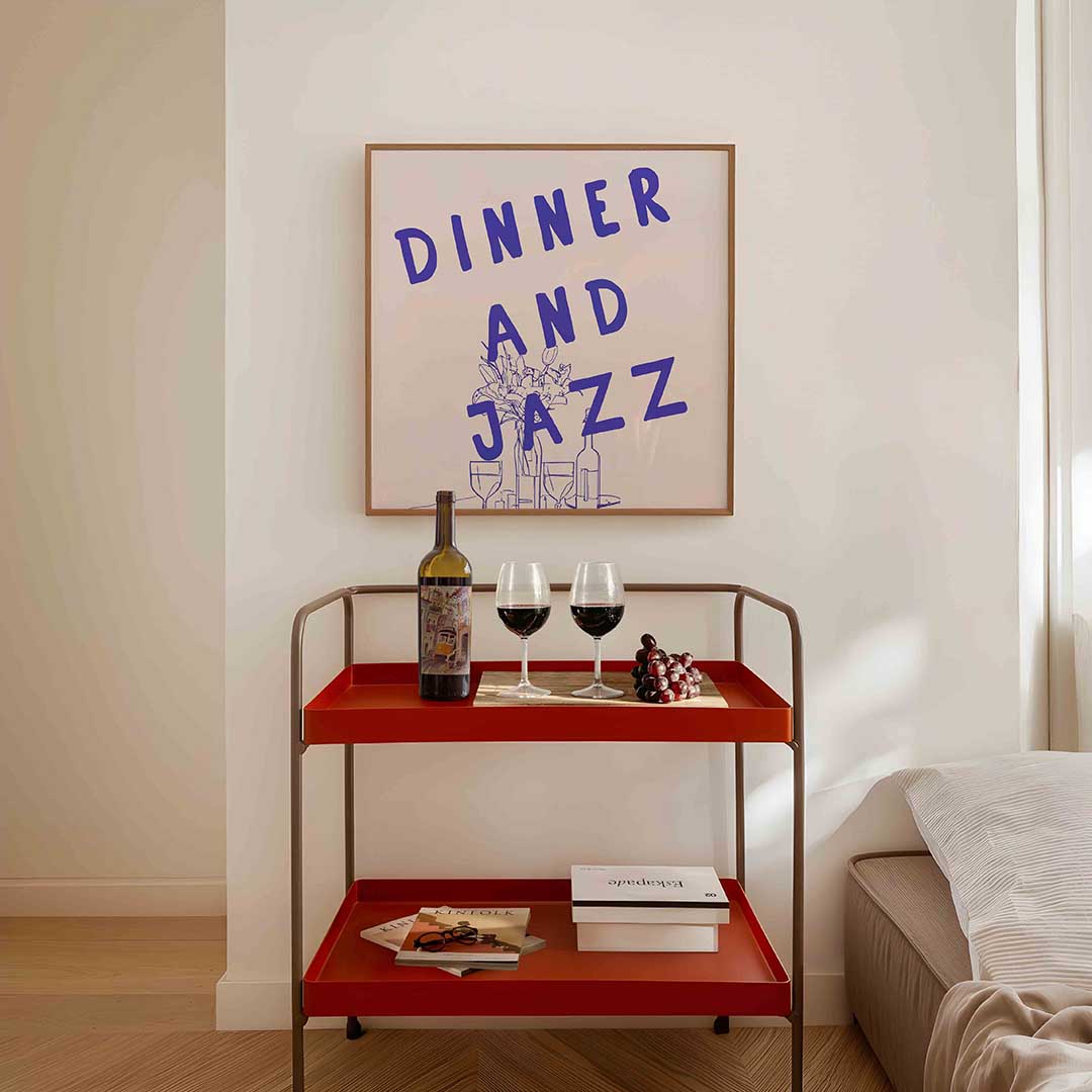 Dinner and jazz Poster