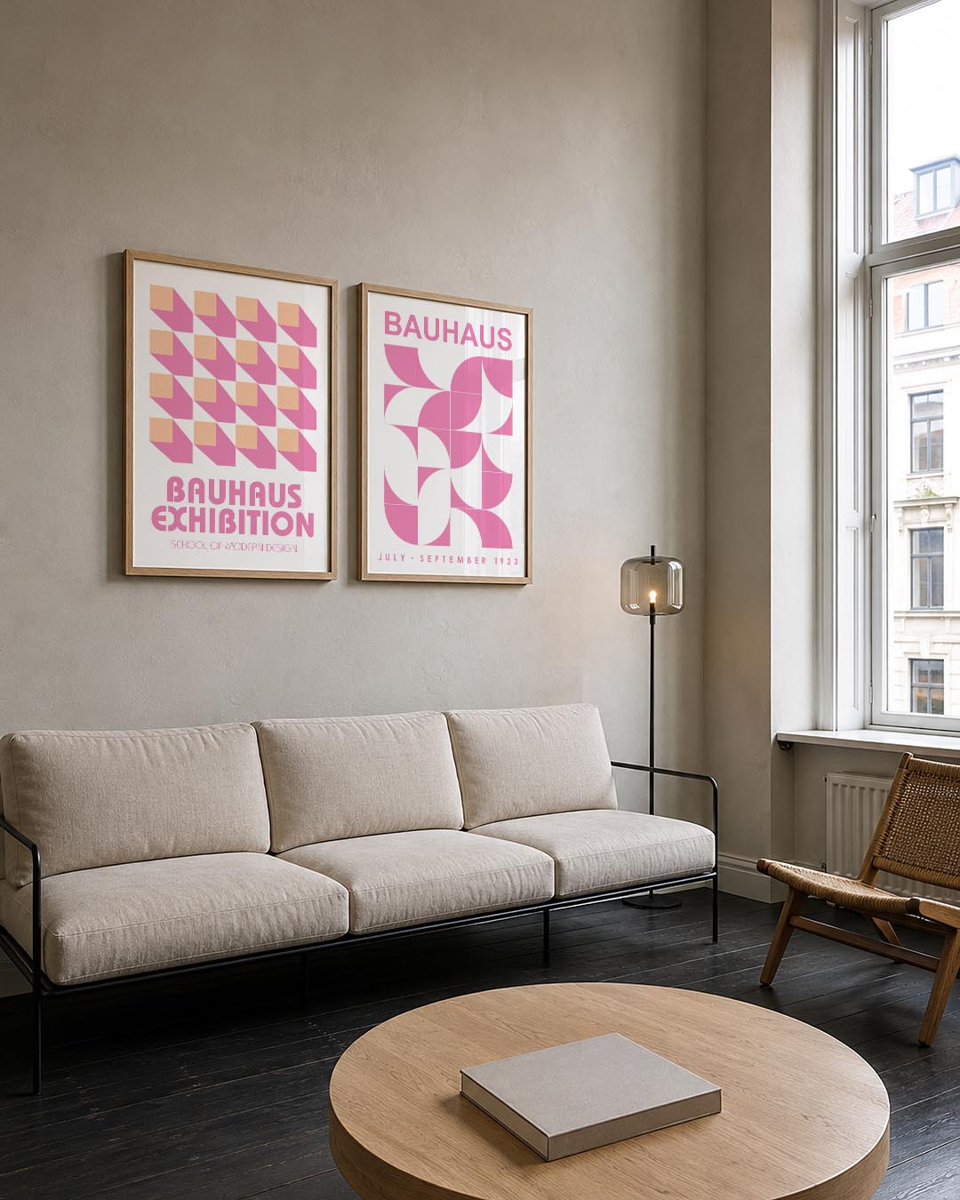 Kleurvlakken en schaduwen Posterset