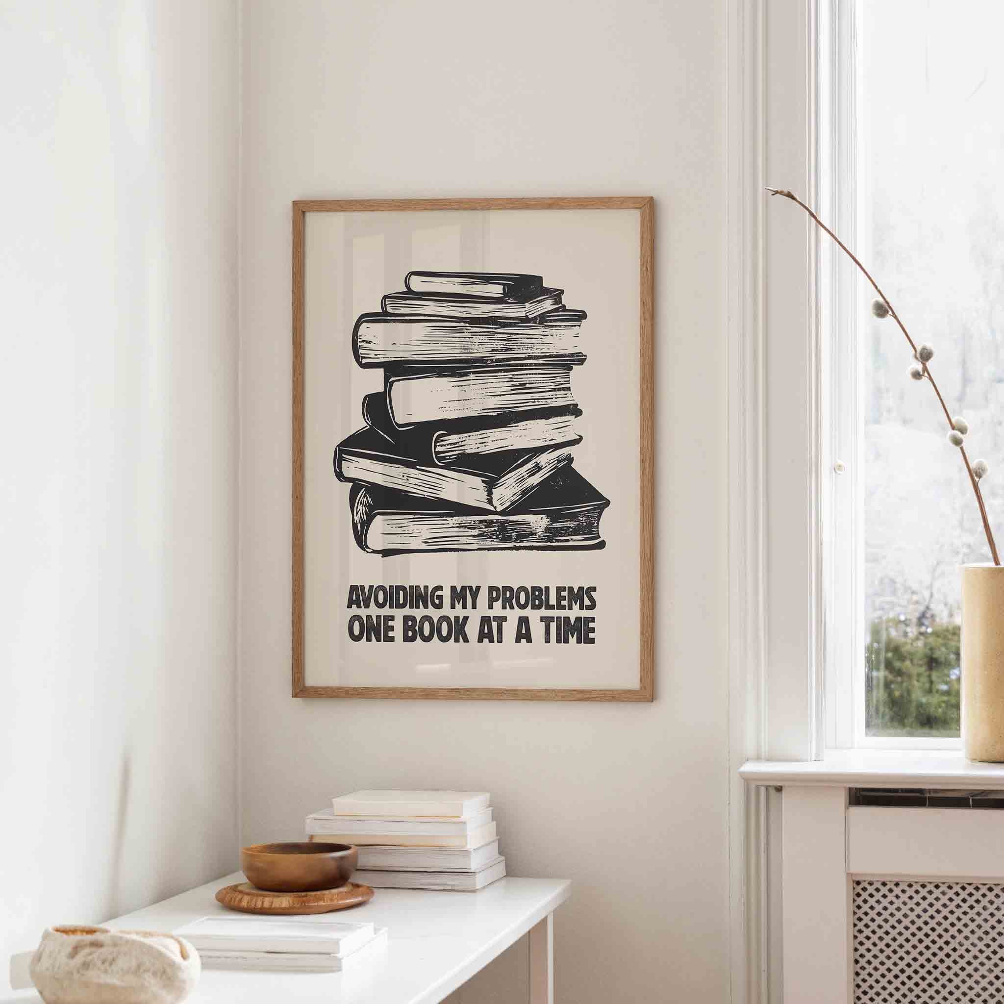 Stapel boeken Poster