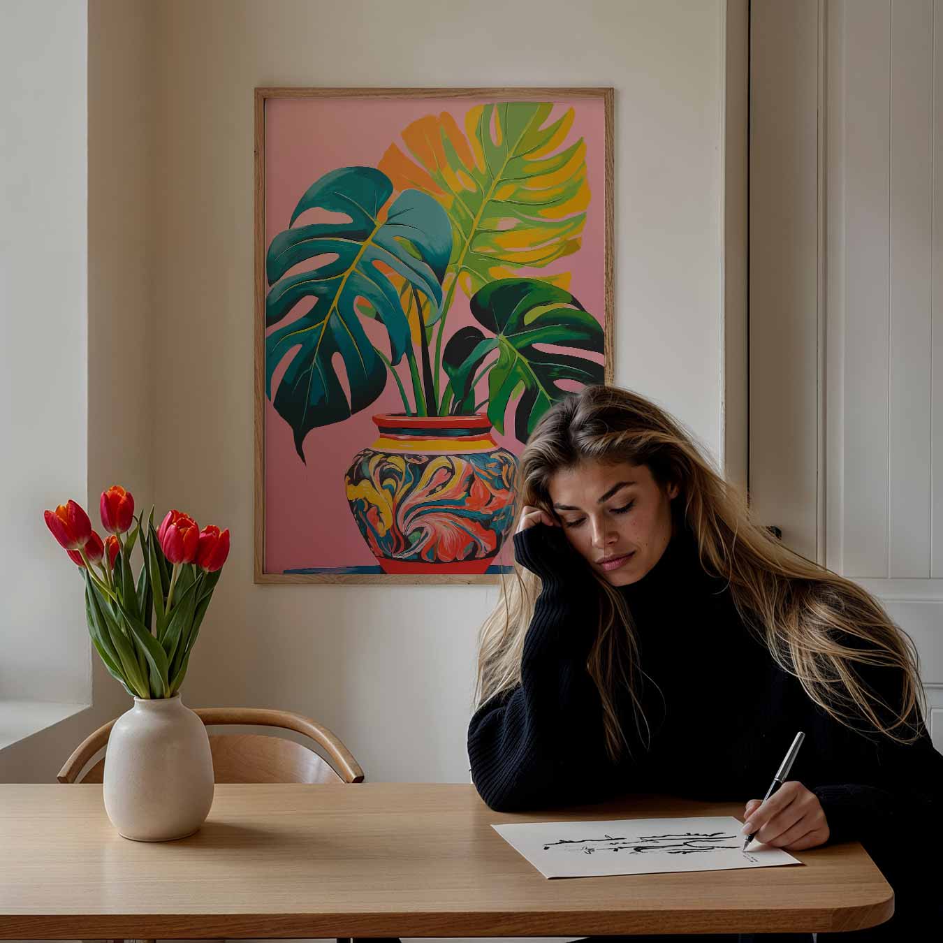 Stijlvolle Tropische Kunstposter-WallArtistic