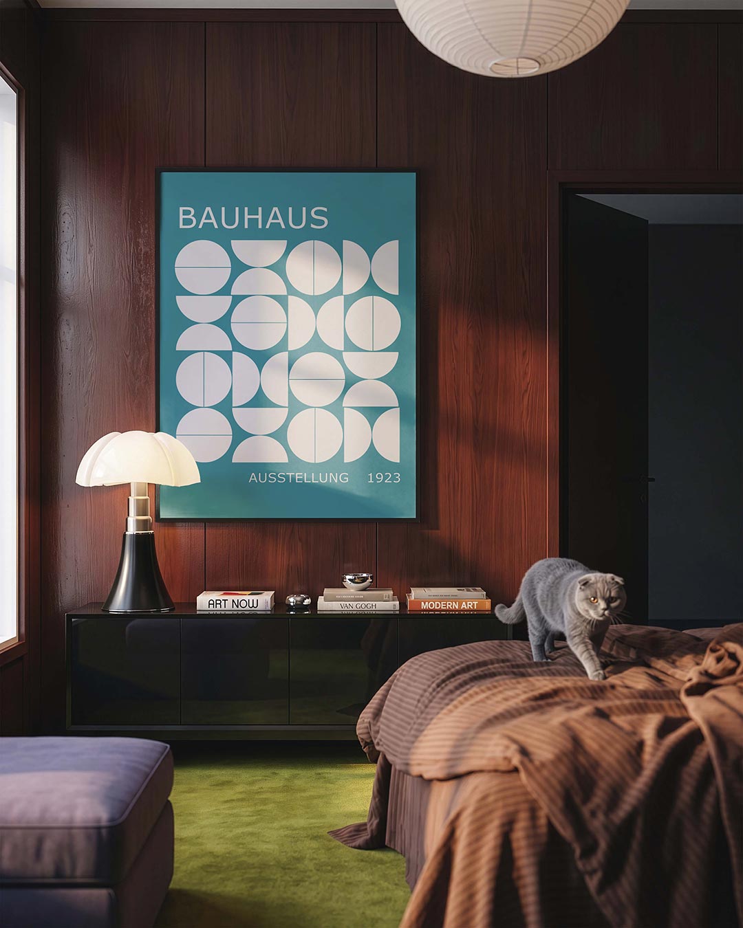 Vormritme en kleur Poster