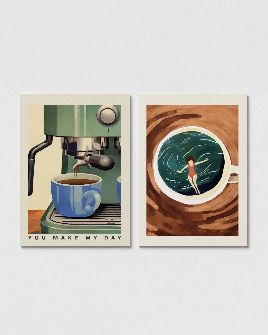 Koffie moment Posterset