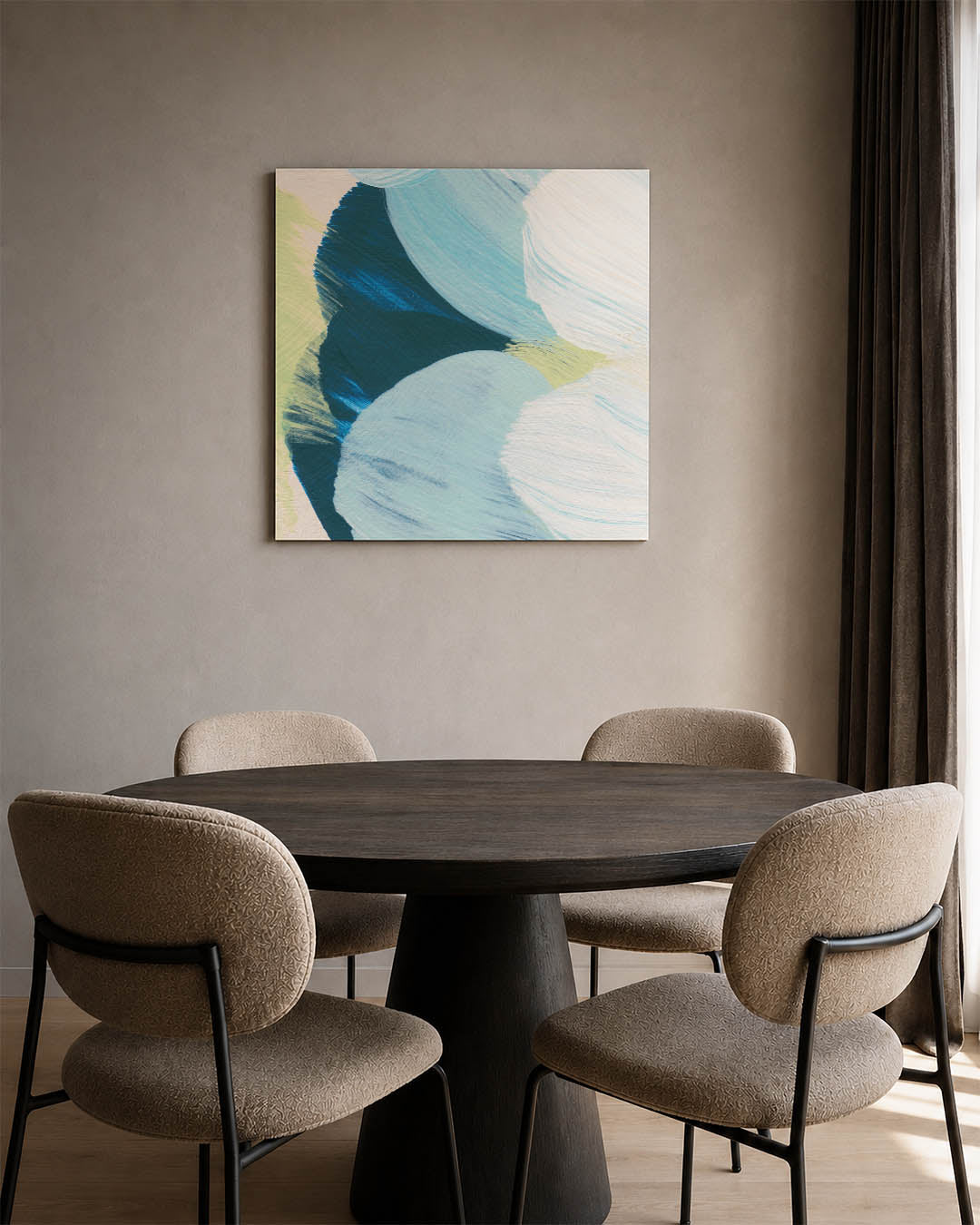 Organische kleurencompositie Kunstwerk
