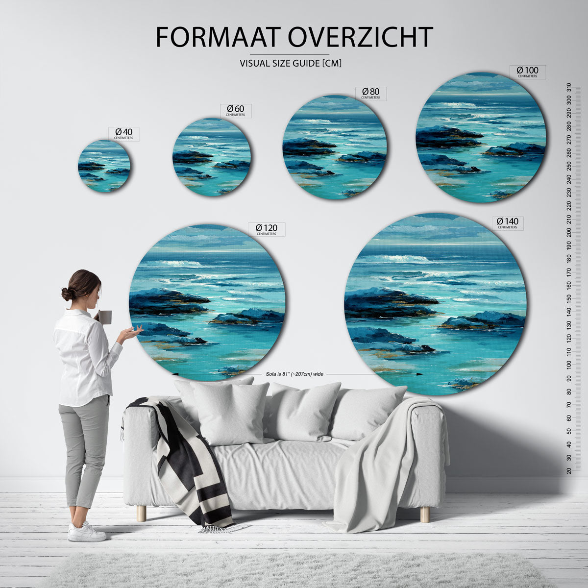 Zeezicht Muurcirkel